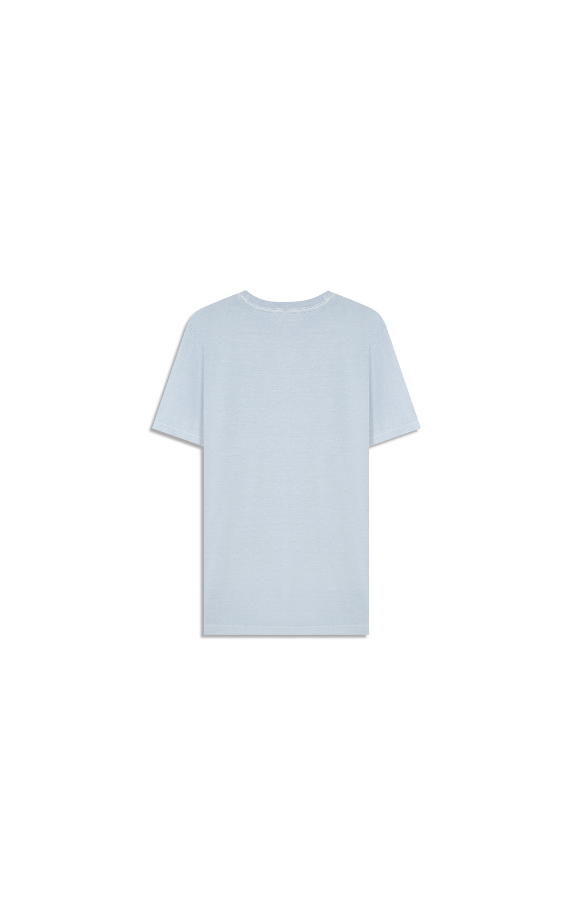 T-Shirt Mm Washed Aquarela Azul Seco