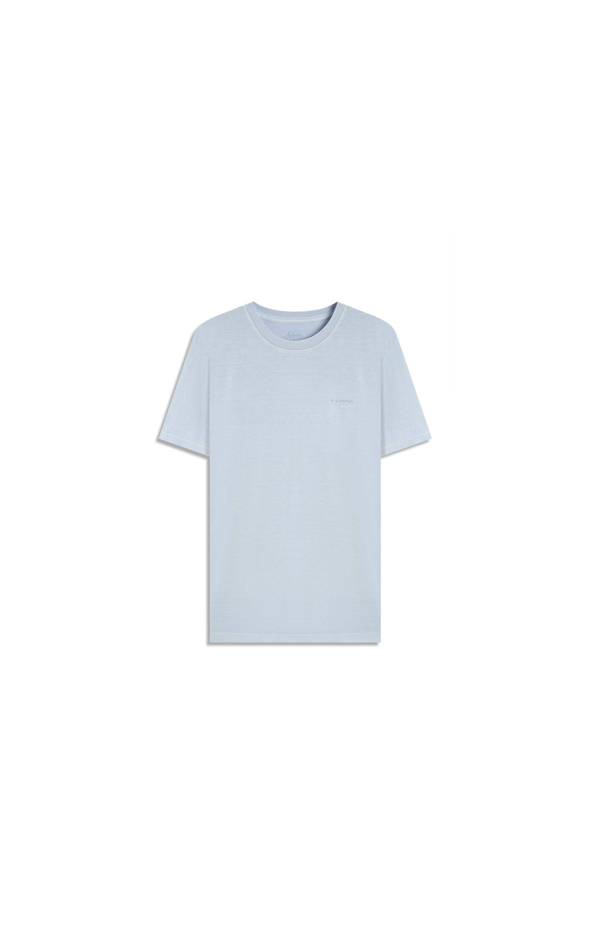 T-Shirt Mm Washed Aquarela Azul Seco