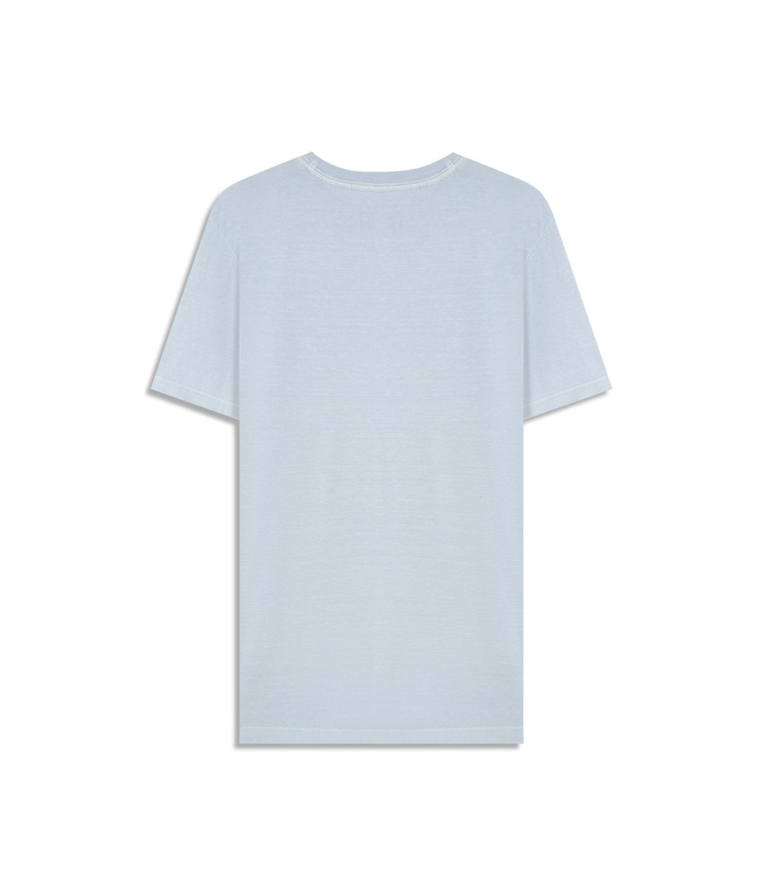 T-Shirt Mm Washed Aquarela Azul Seco