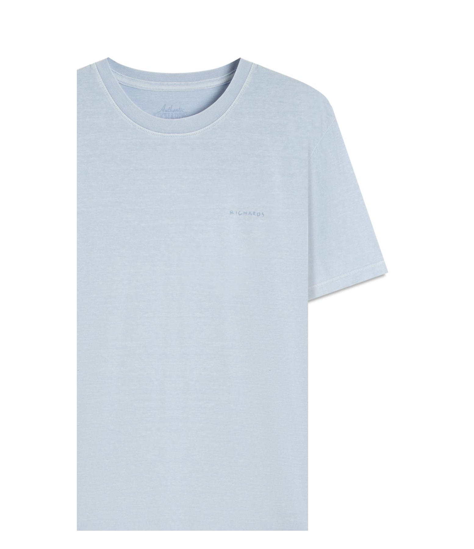 T-Shirt Mm Washed Aquarela Azul Seco