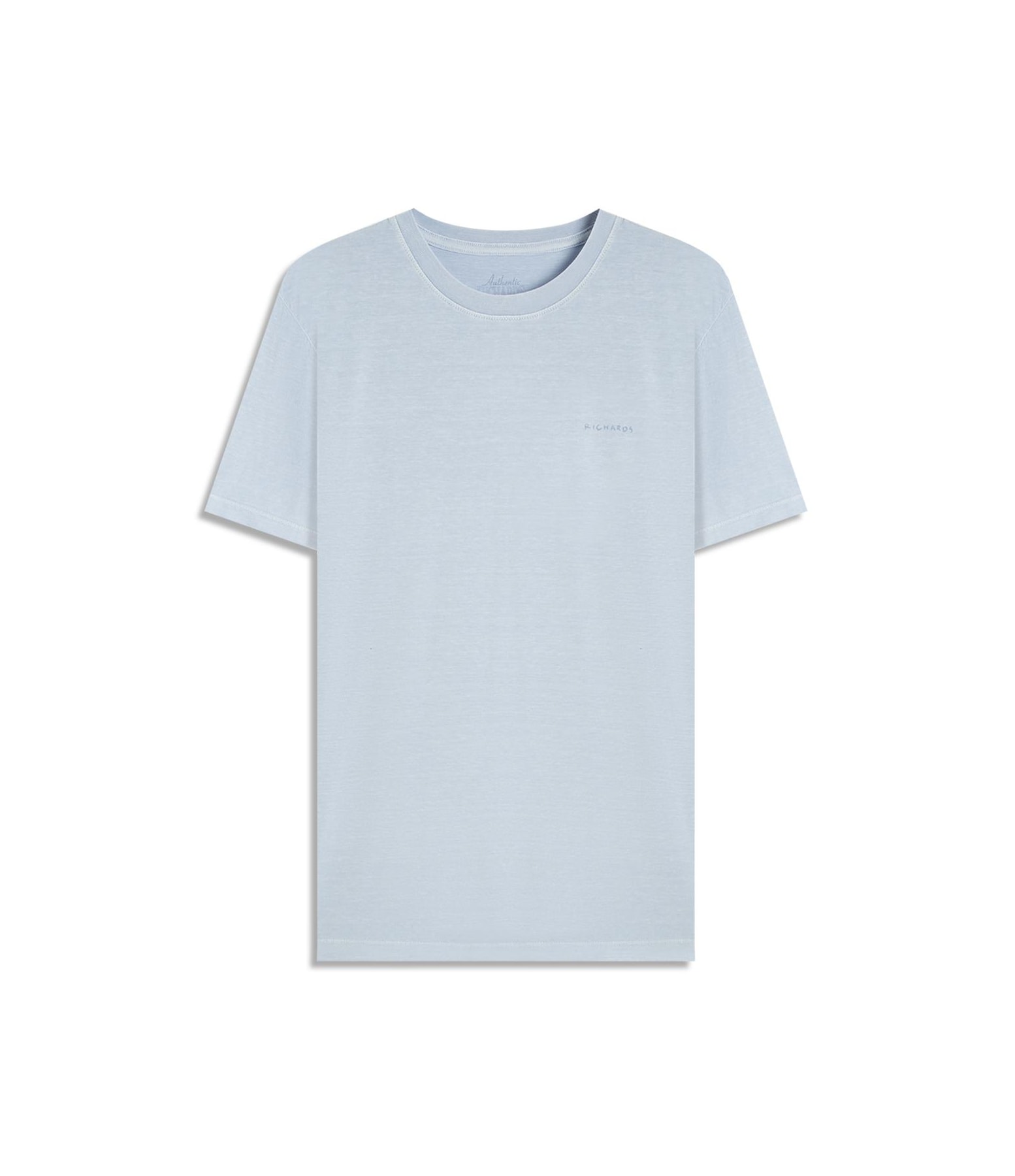 T-Shirt Mm Washed Aquarela Azul Seco