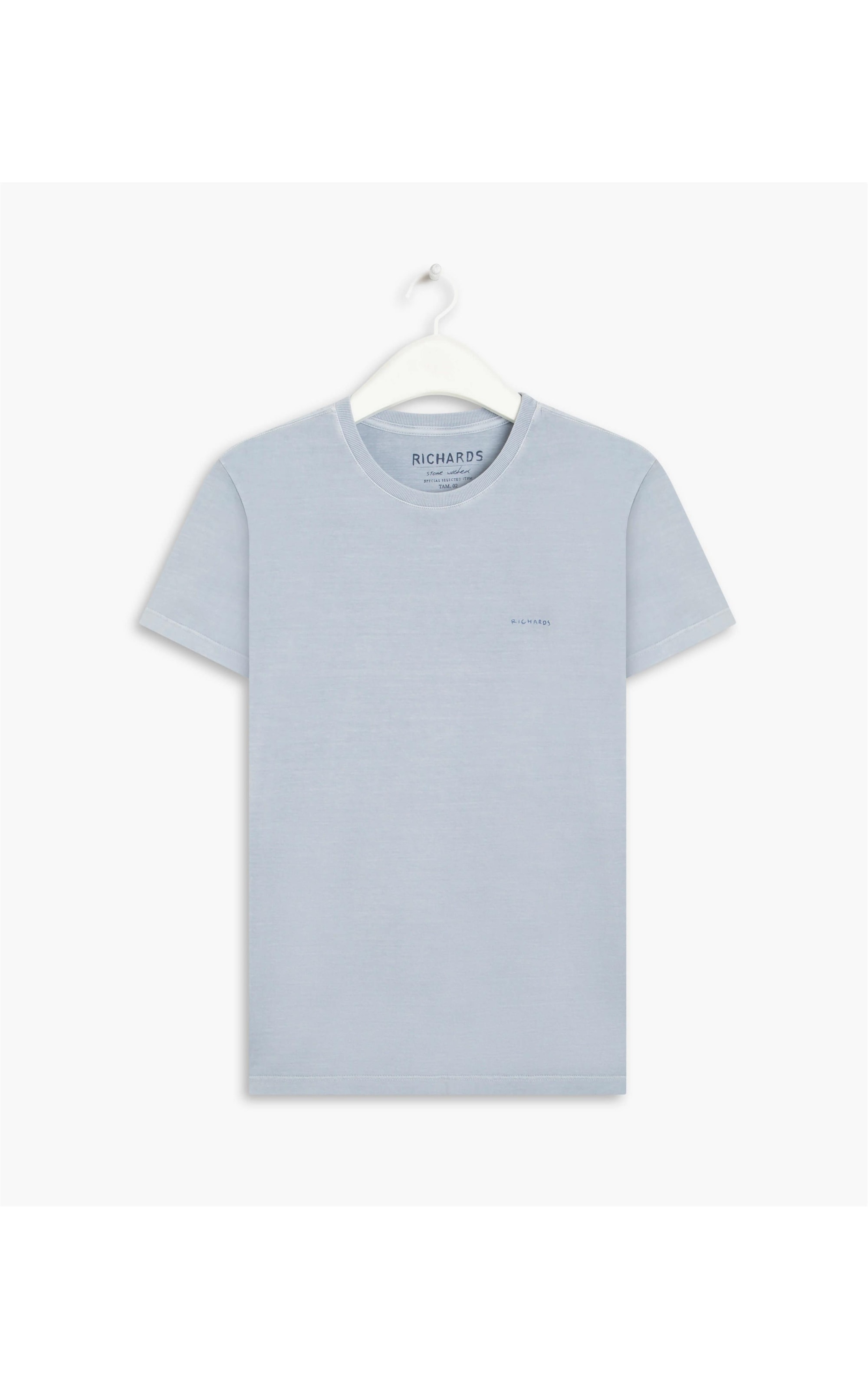 T-Shirt Mm Washed Aquarela Blue Vintage