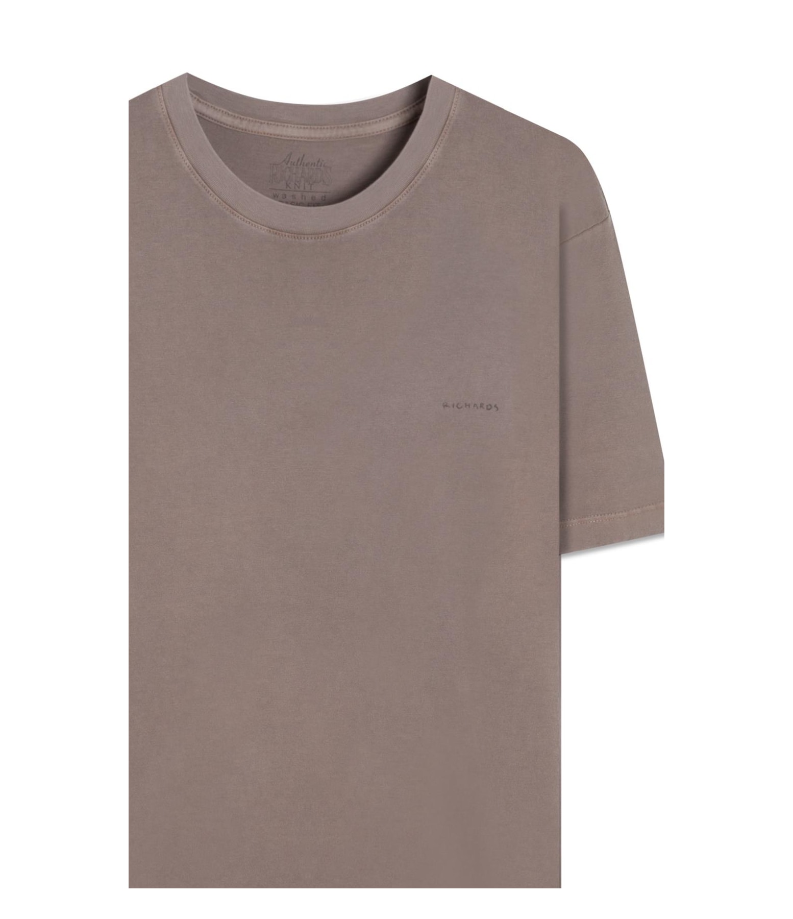 T-Shirt Mm Washed Aquarela Castor