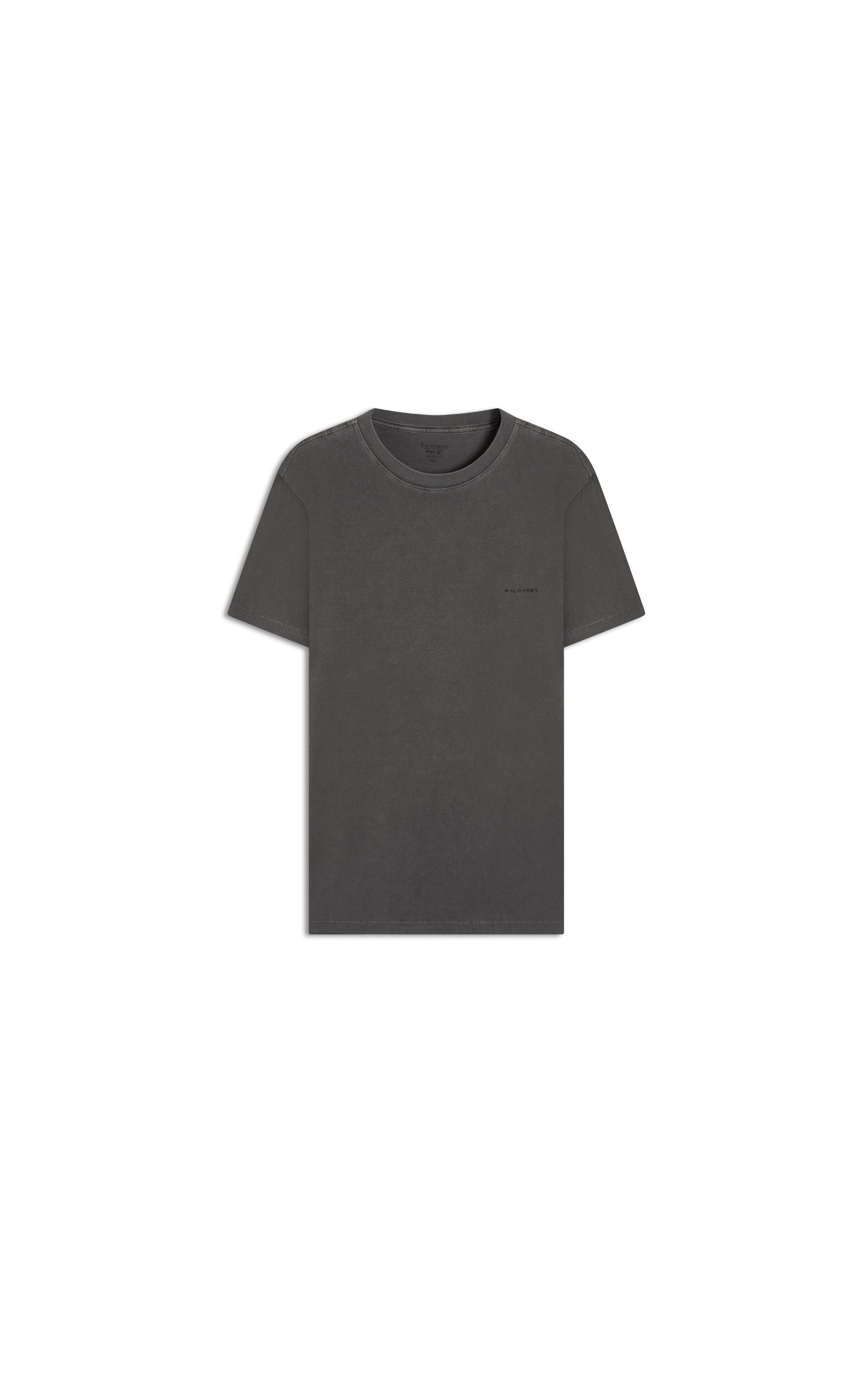 T-Shirt Mm Washed Aquarela Charcoal