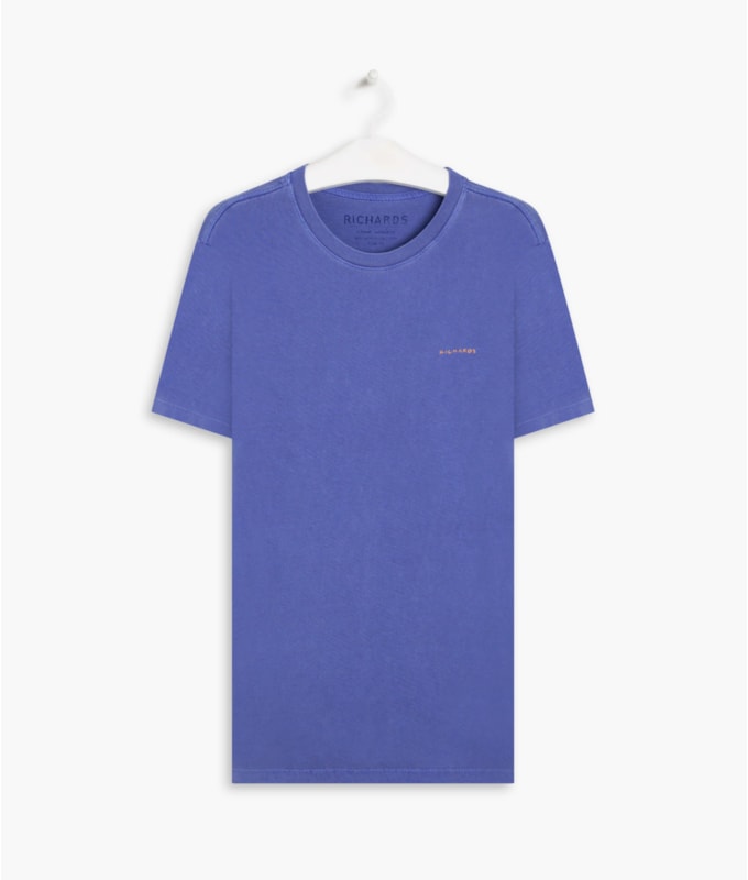 T-Shirt Mm Washed Aquarela Hortencia