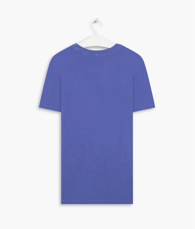 T-Shirt Mm Washed Aquarela Hortencia