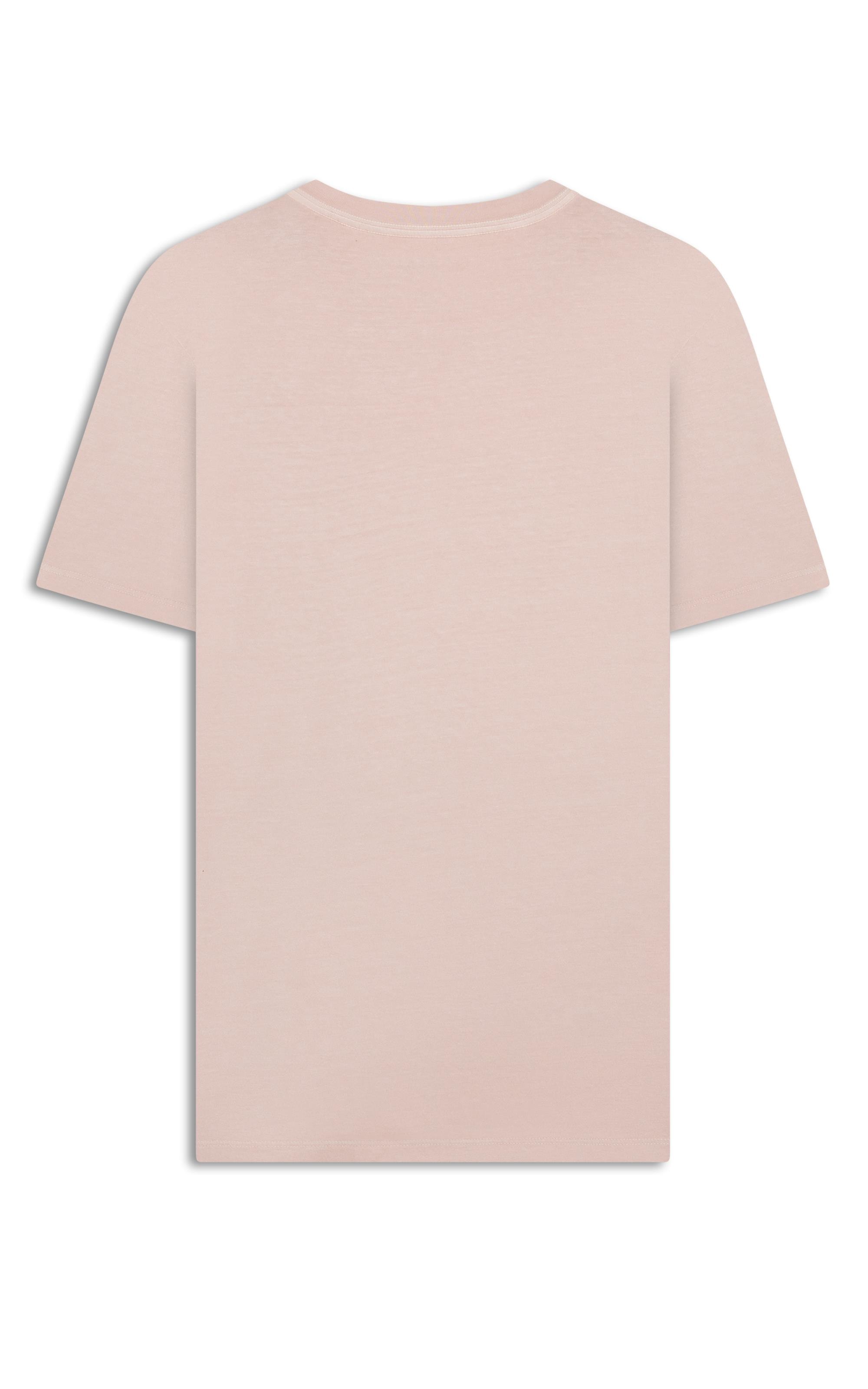 T-Shirt Mm Washed Aquarela Rosa