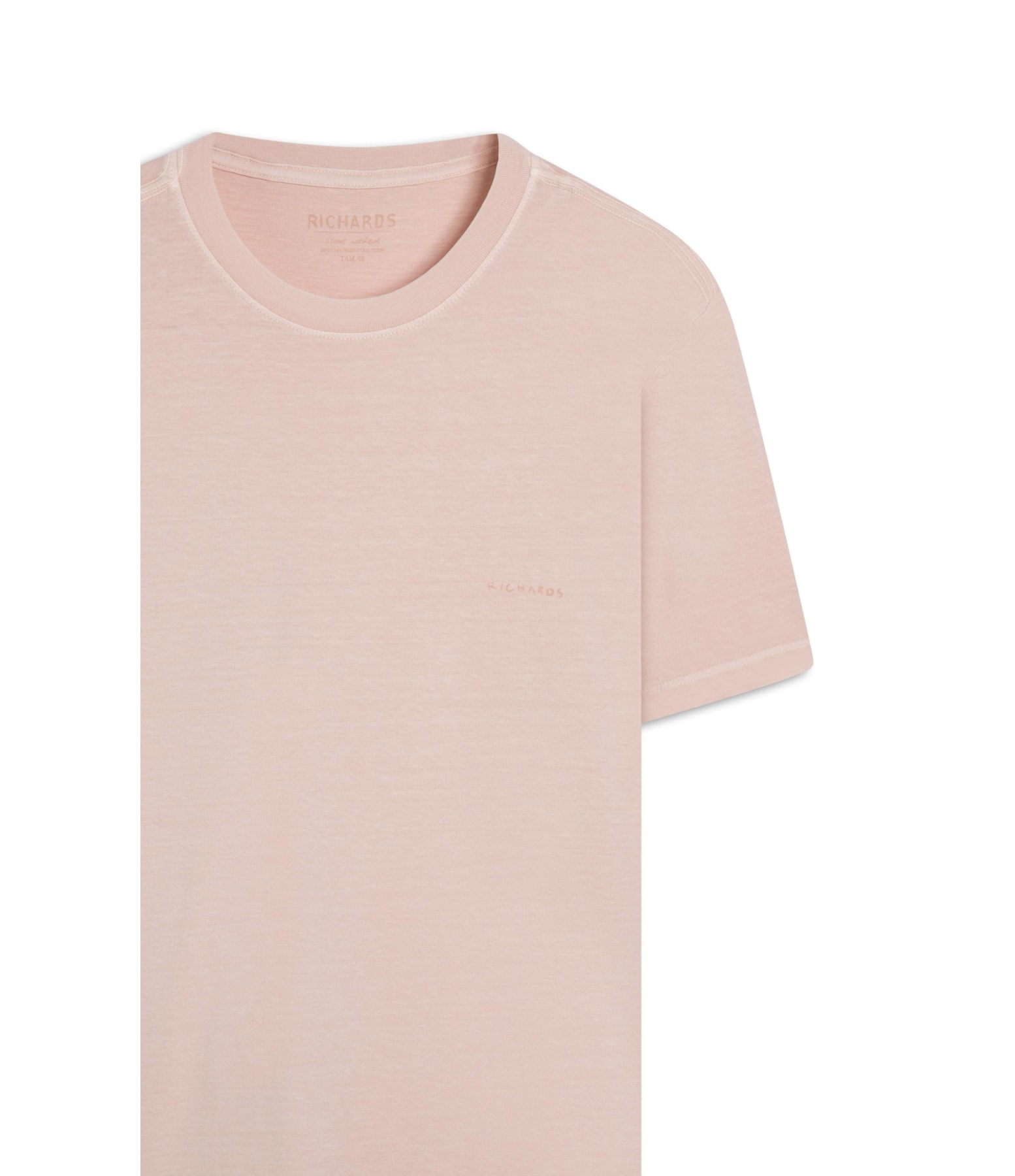 T-Shirt Mm Washed Aquarela Rosa