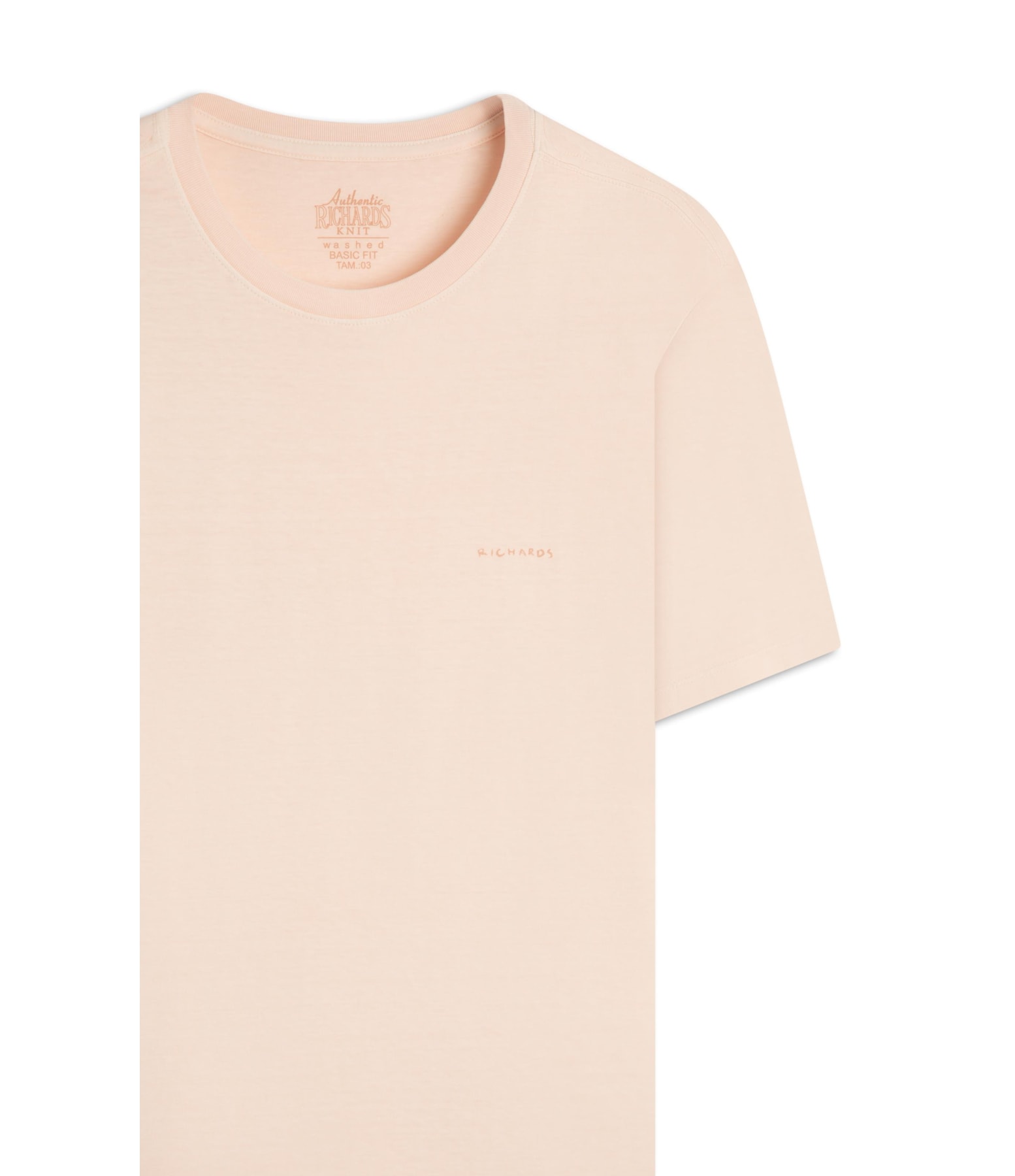 T-Shirt Mm Washed Aquarela Rosa i