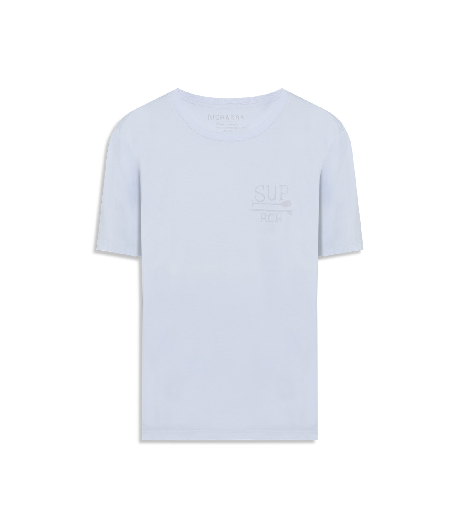 T-Shirt Mm Washed Aquarela Sup Mc Branco
