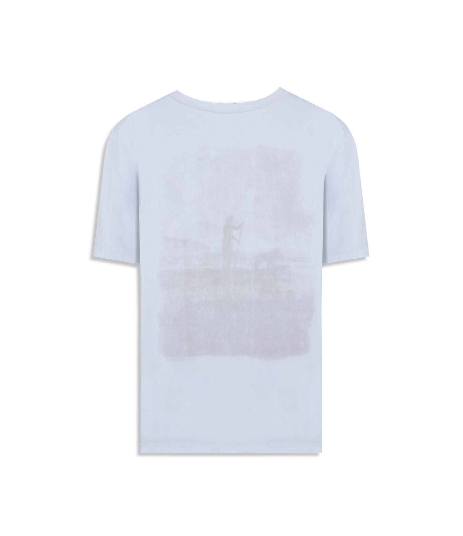 T-Shirt Mm Washed Aquarela Sup Mc Branco