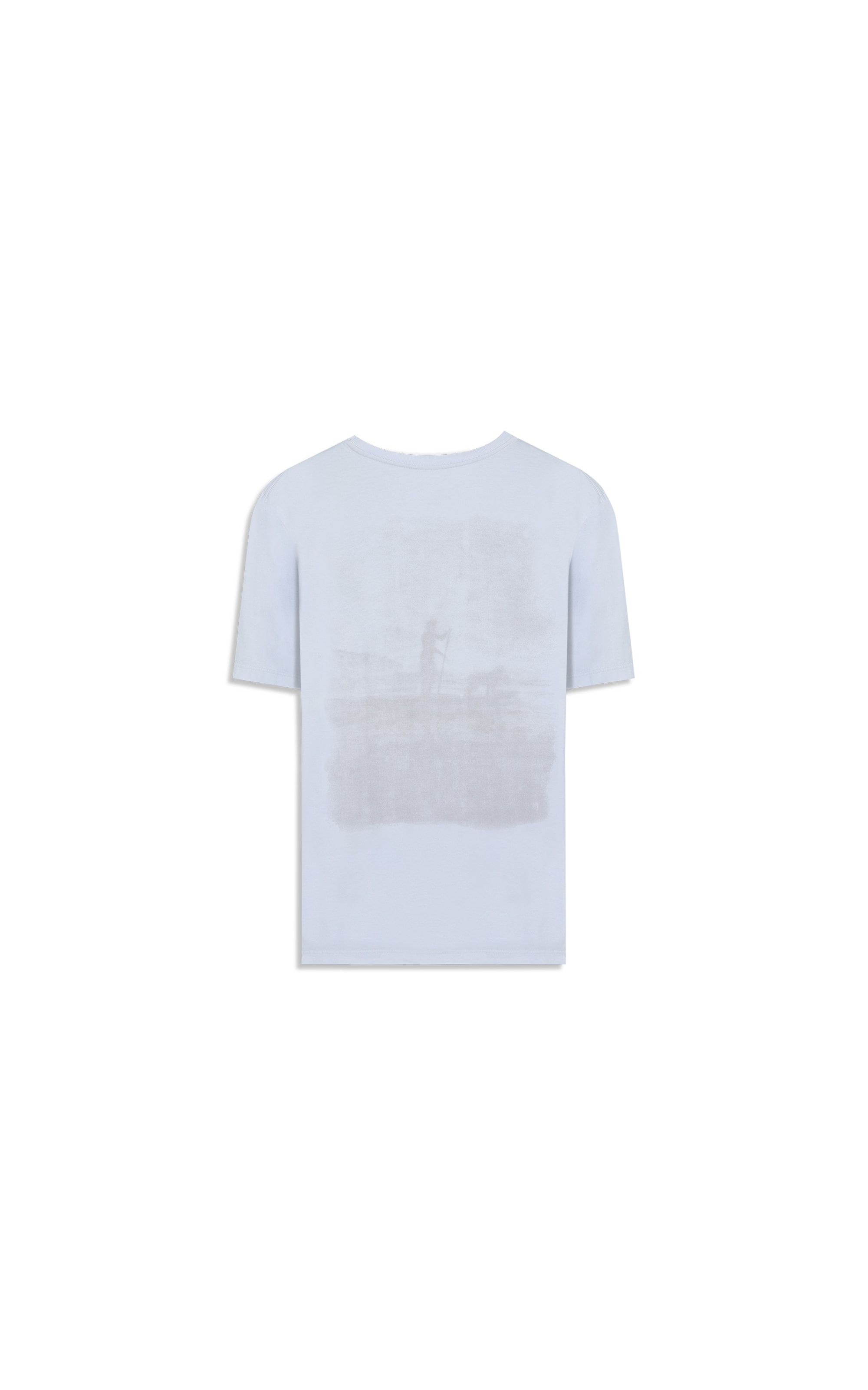 T-Shirt Mm Washed Aquarela Sup Mc Branco