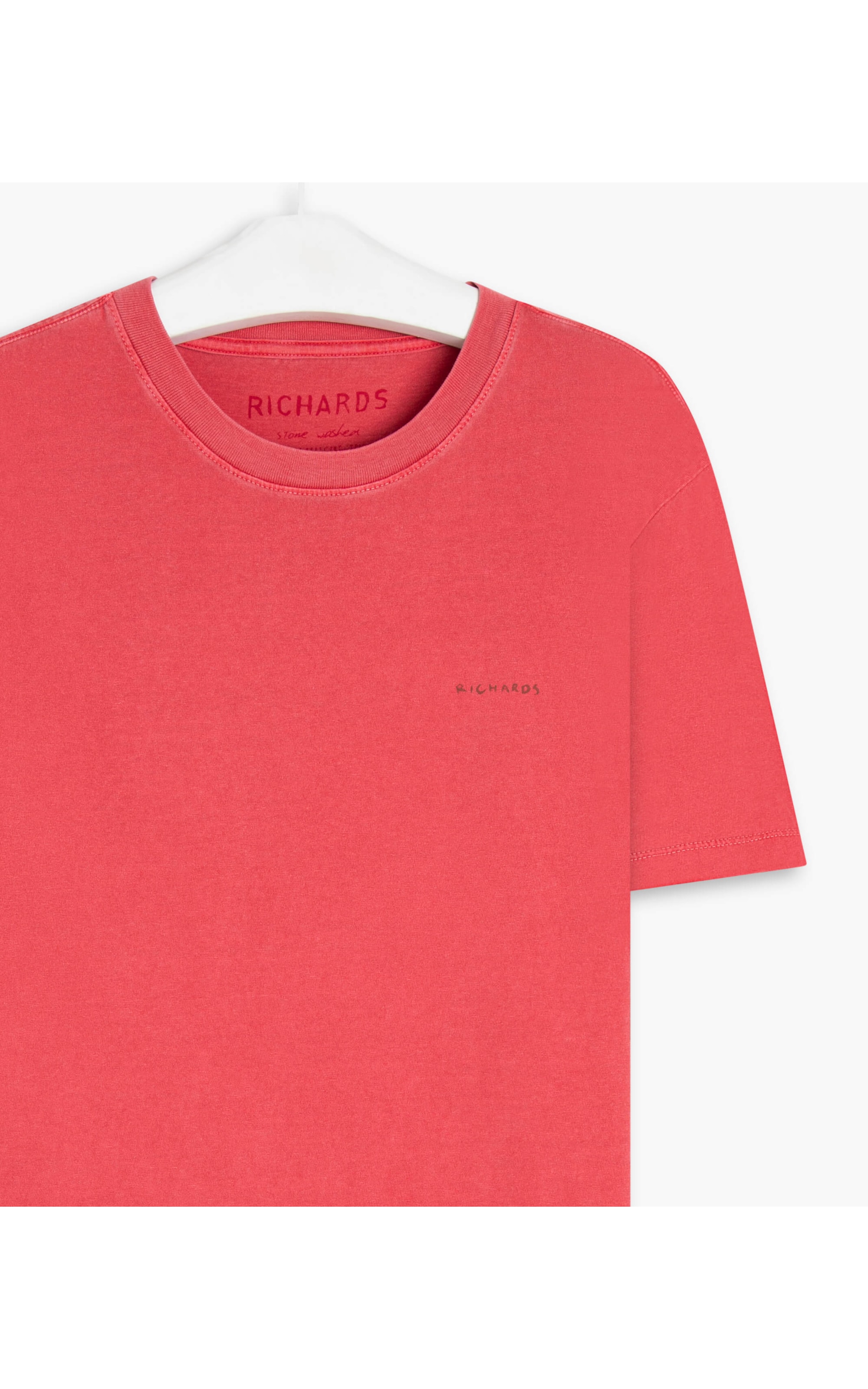 T-Shirt Mm Washed Aquarela Vermelho