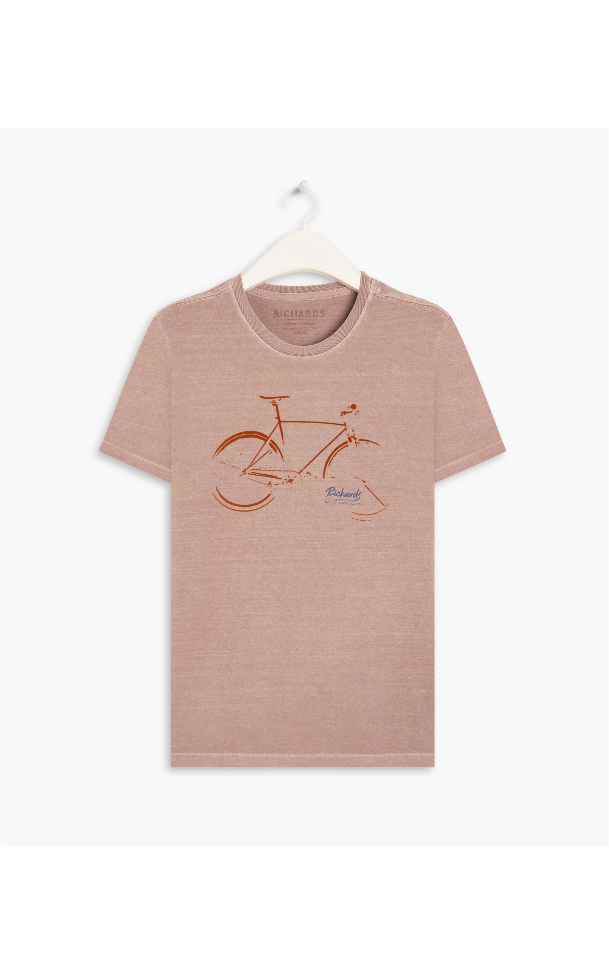 T-Shirt Mm Washed Bike Blush