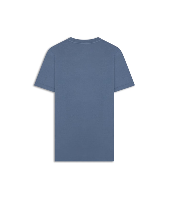 T-Shirt Mm Washed Blue Ocean Frente Bf Azul Medio
