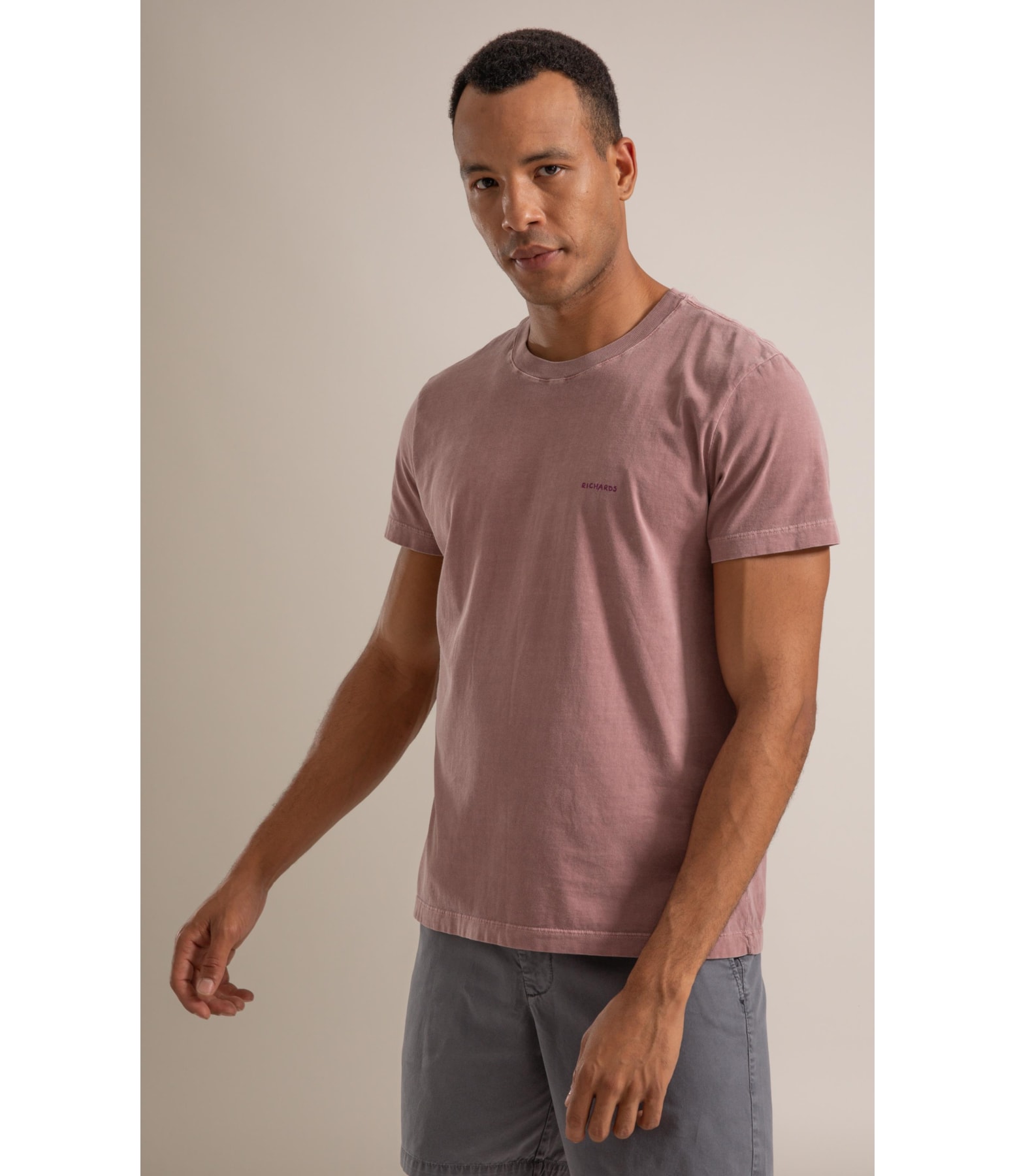 T-Shirt Mm Washed Boungaville Cta Rosa Dusty