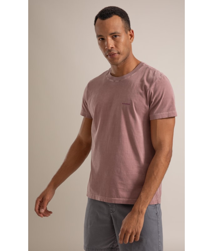 T-Shirt Mm Washed Boungaville Cta Rosa Dusty