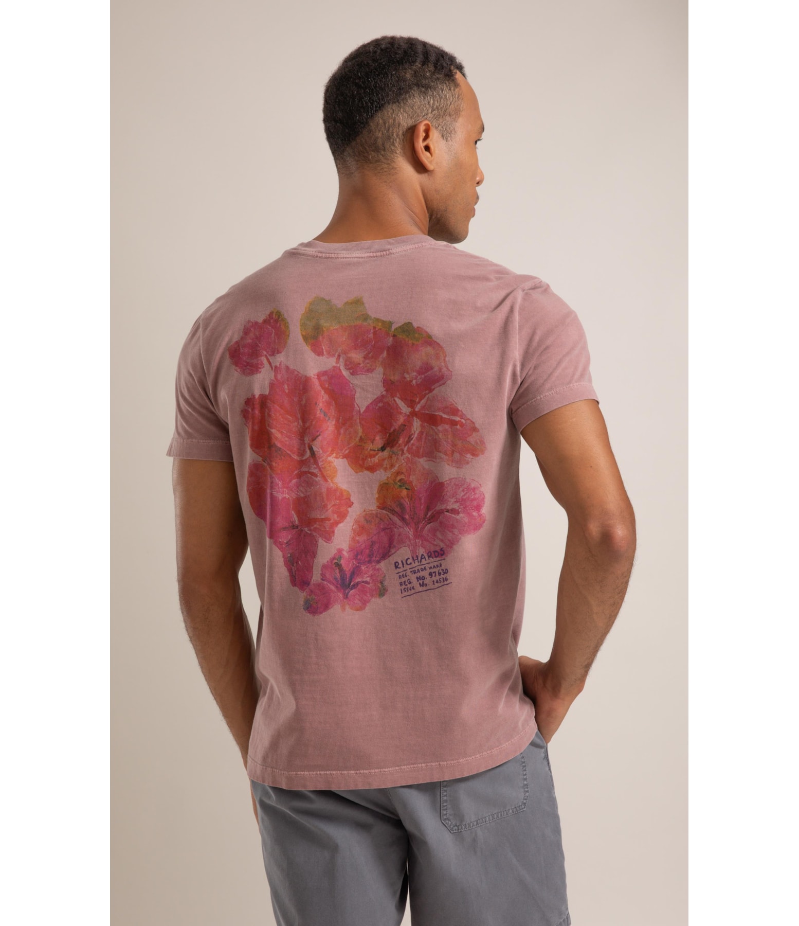 T-Shirt Mm Washed Boungaville Cta Rosa Dusty