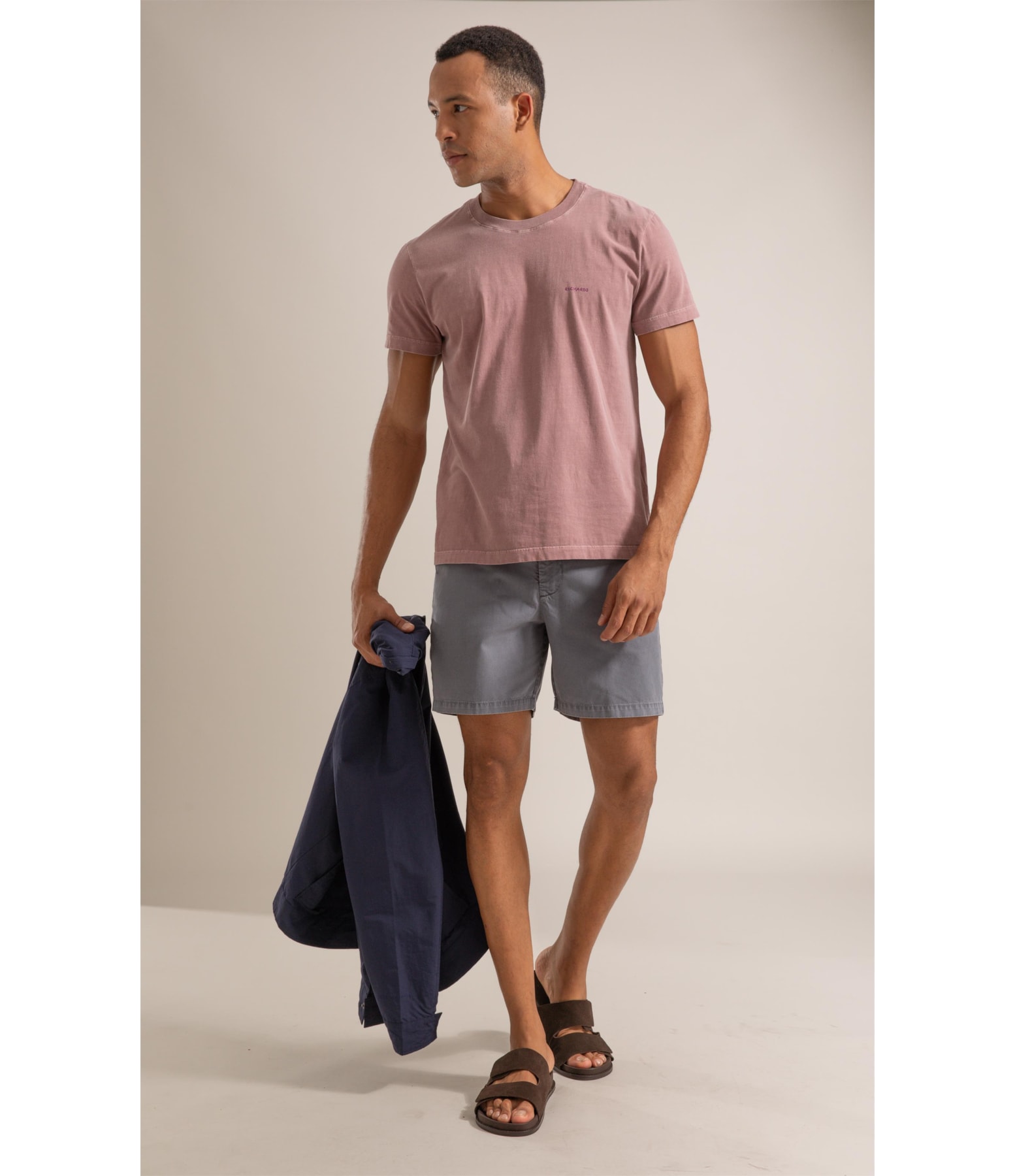 T-Shirt Mm Washed Boungaville Cta Rosa Dusty