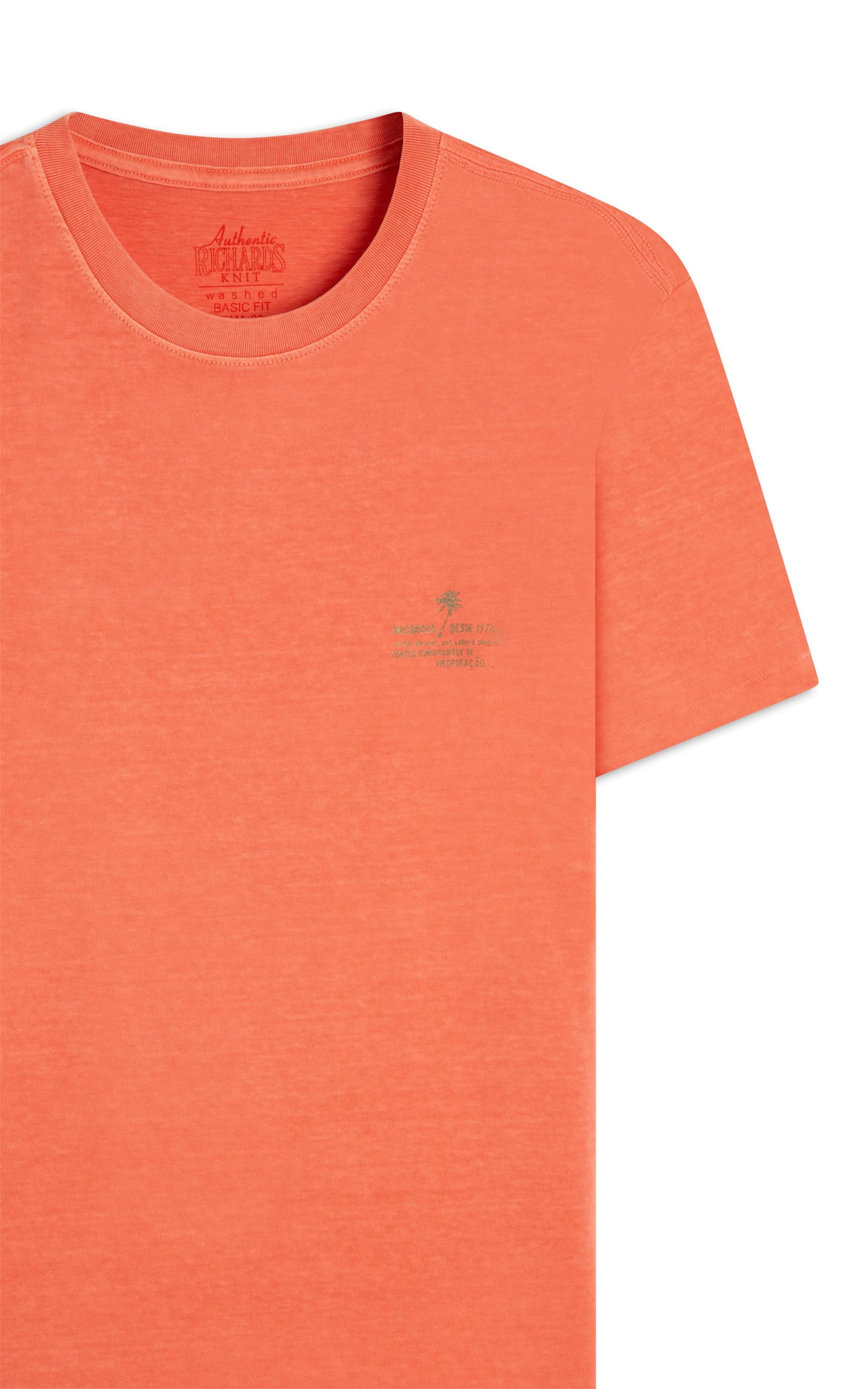 T-Shirt Mm Washed Brisa Peito Bf Melancia