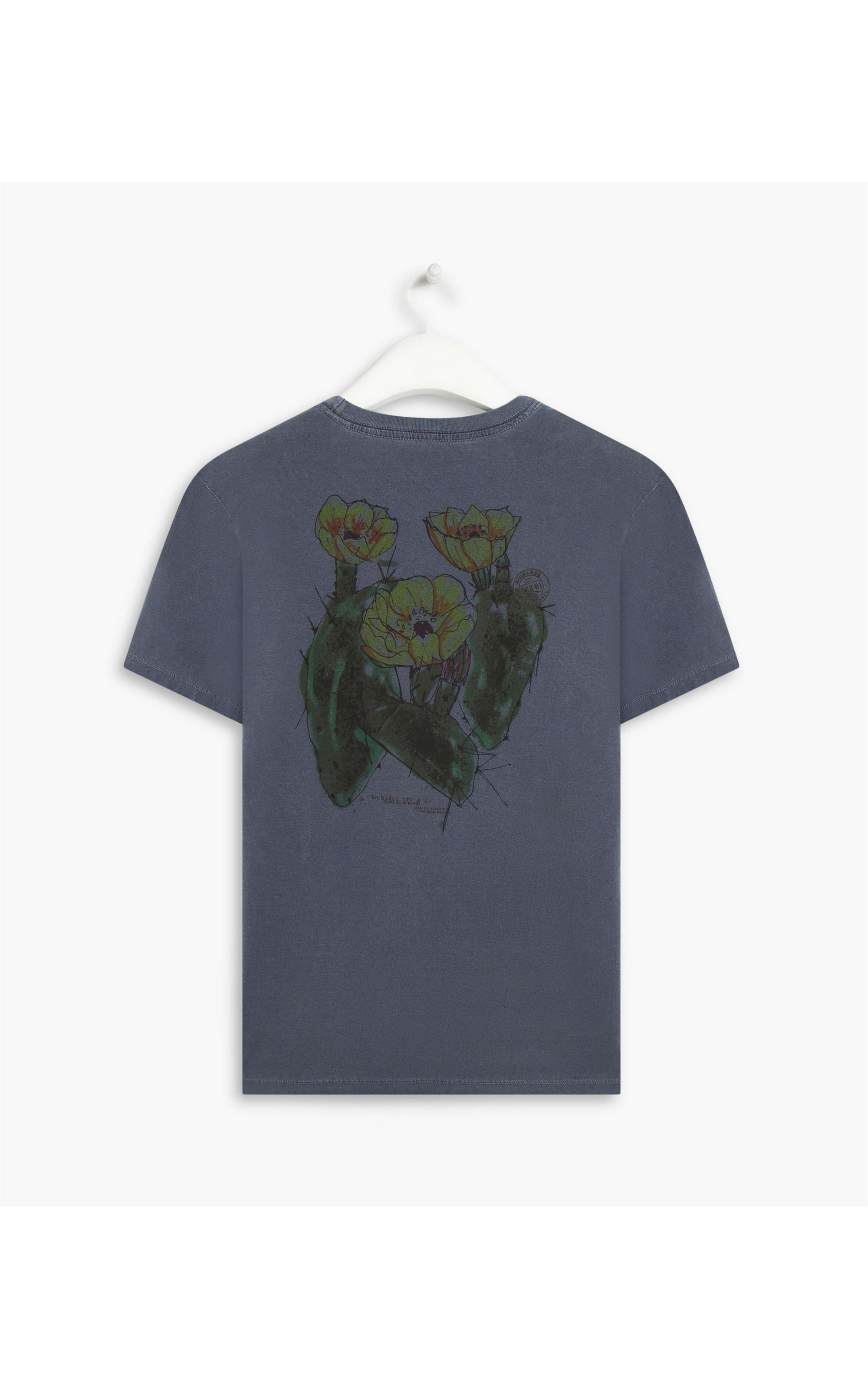 T-Shirt Mm Washed Cactus Garden Dark Navy