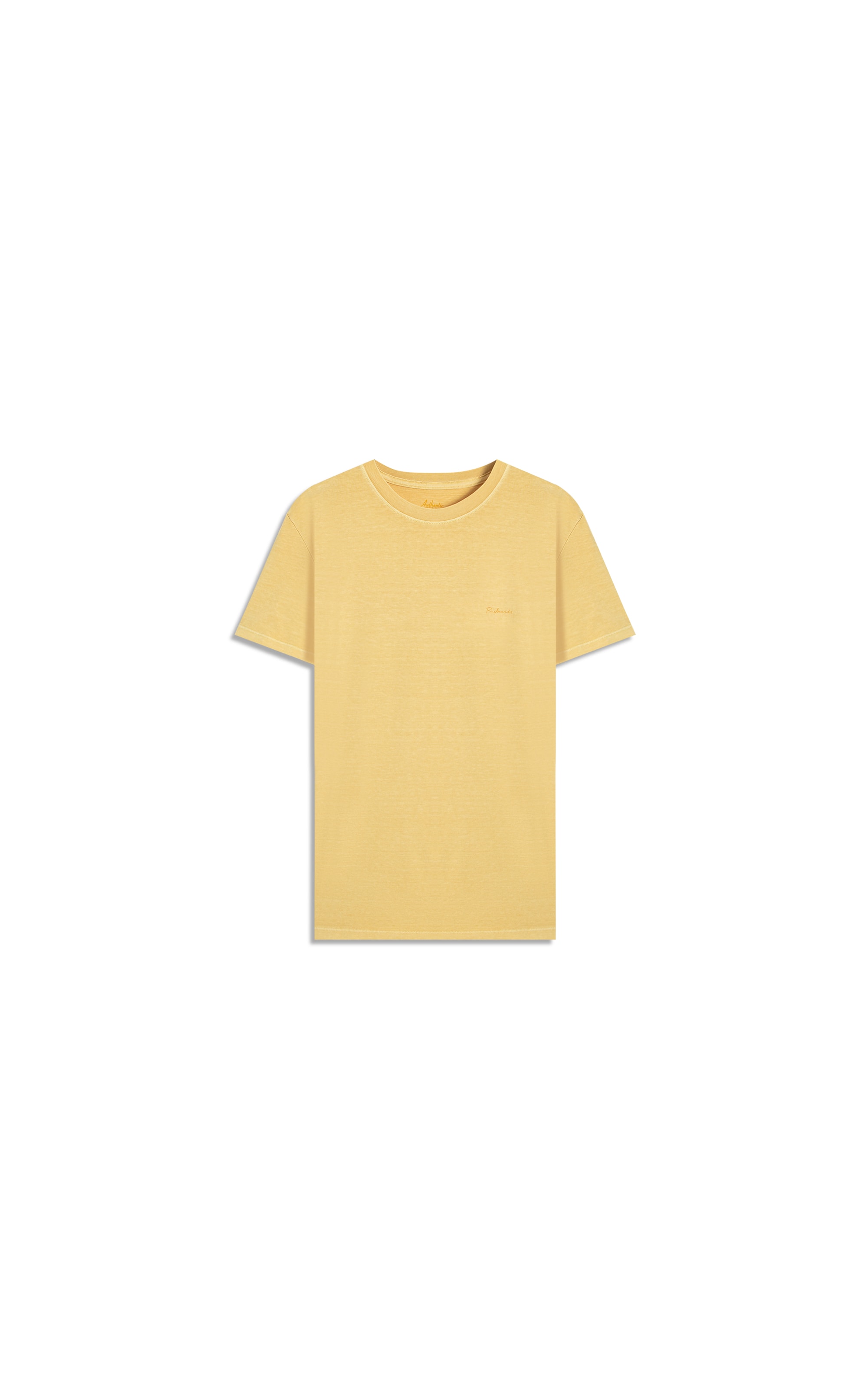 T-Shirt Mm Washed Caete Costas Bf Amarelo