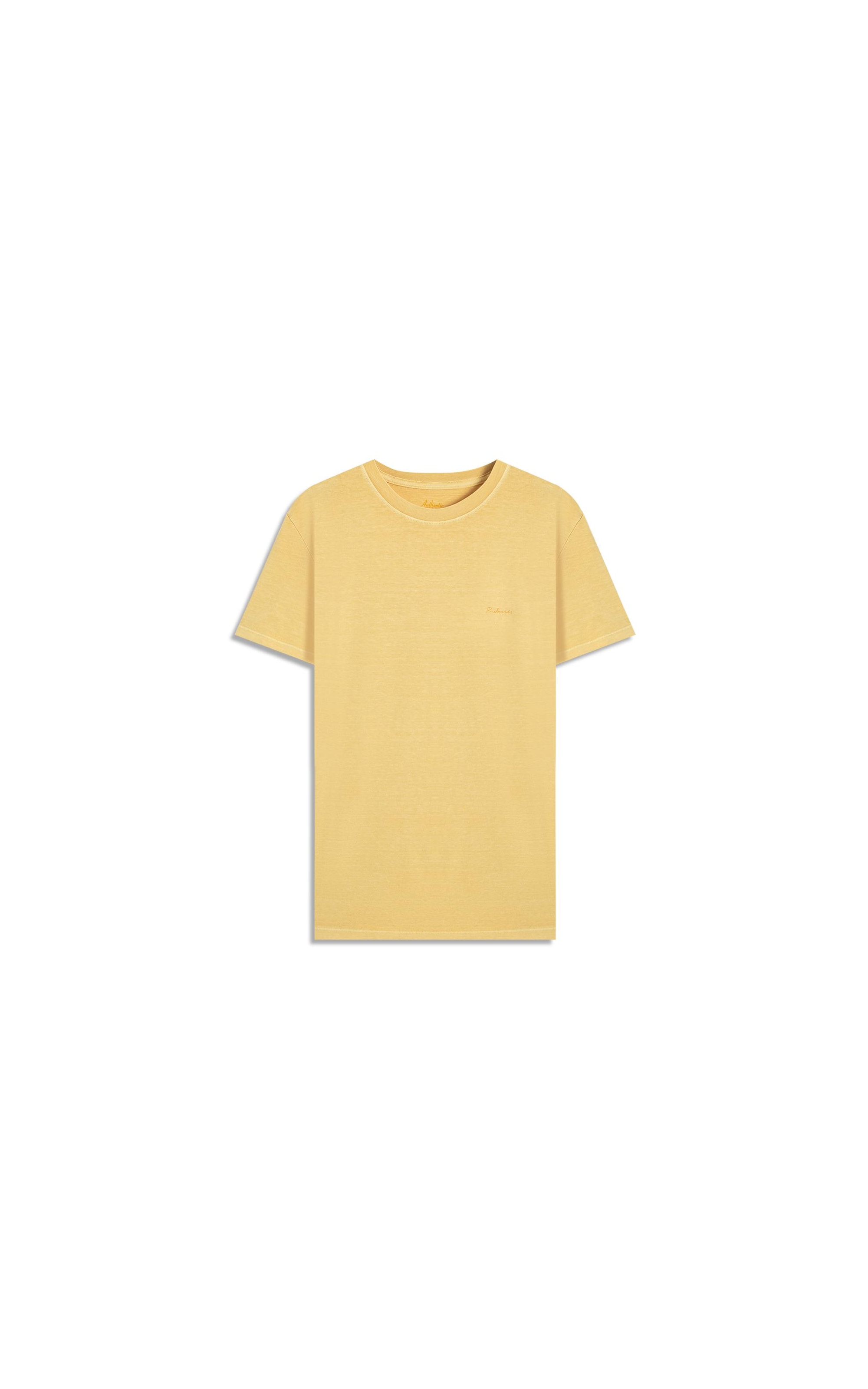 T-Shirt Mm Washed Caete Costas Bf Amarelo