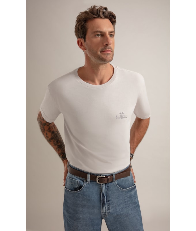 T-Shirt Mm Washed Car Gp Niquel
