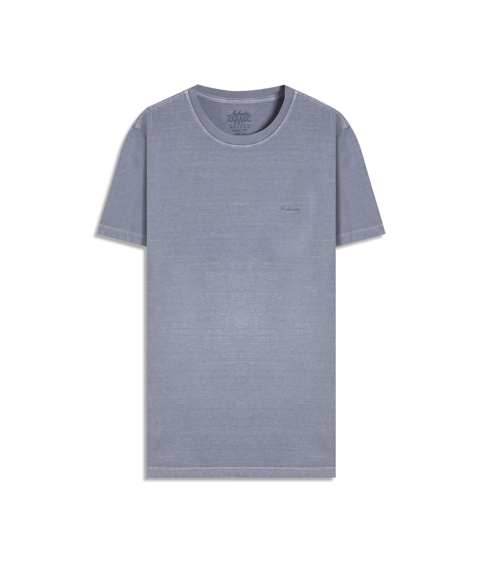 T-Shirt Mm Washed Color Sketch Cta Blue Vintage