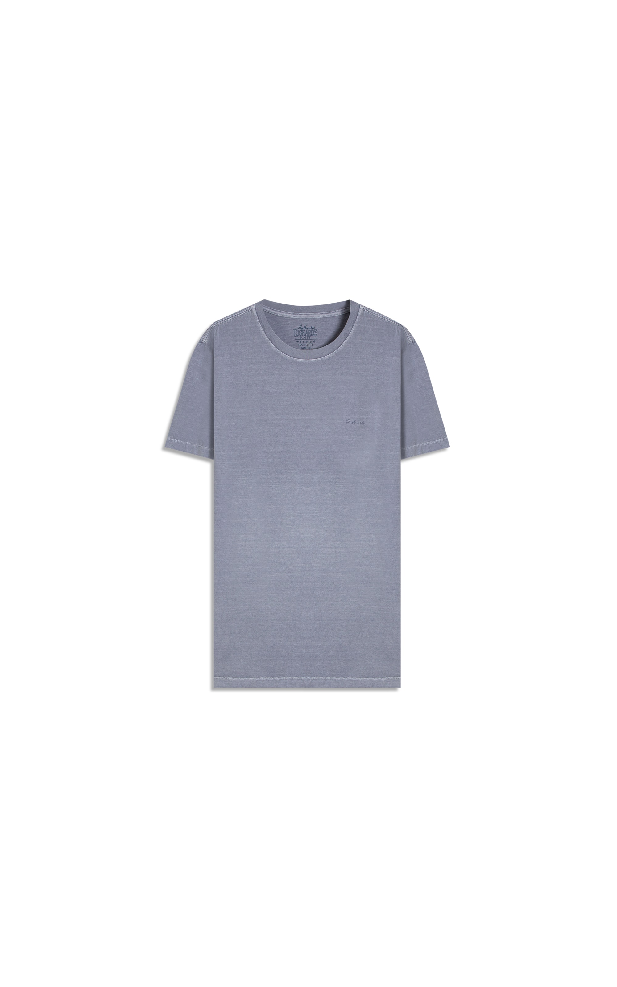 T-Shirt Mm Washed Color Sketch Cta Blue Vintage