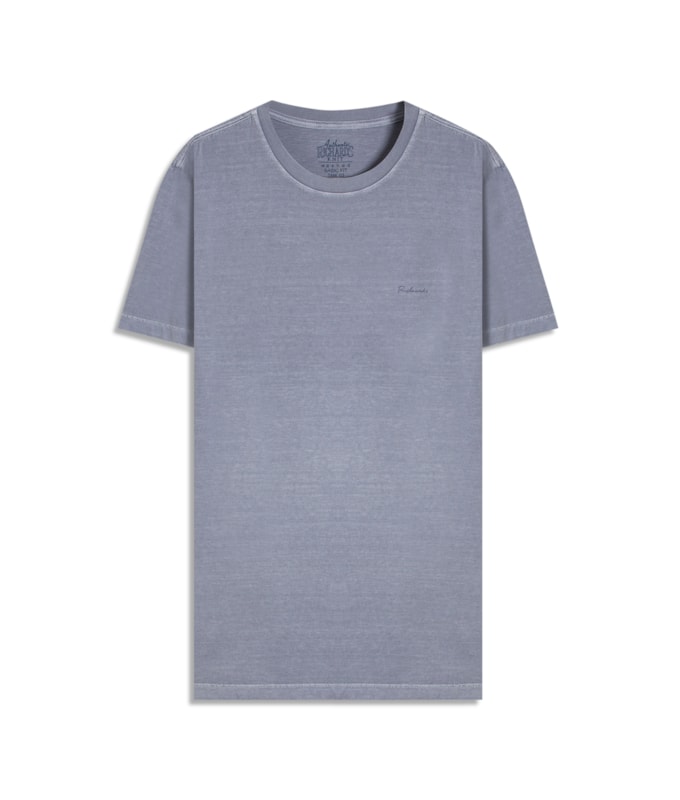 T-Shirt Mm Washed Color Sketch Cta Blue Vintage