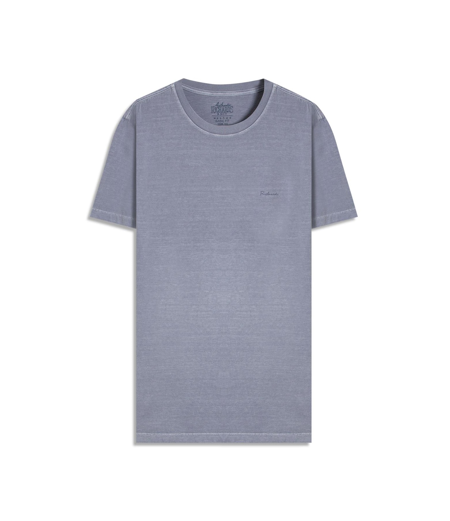 T-Shirt Mm Washed Color Sketch Cta Blue Vintage