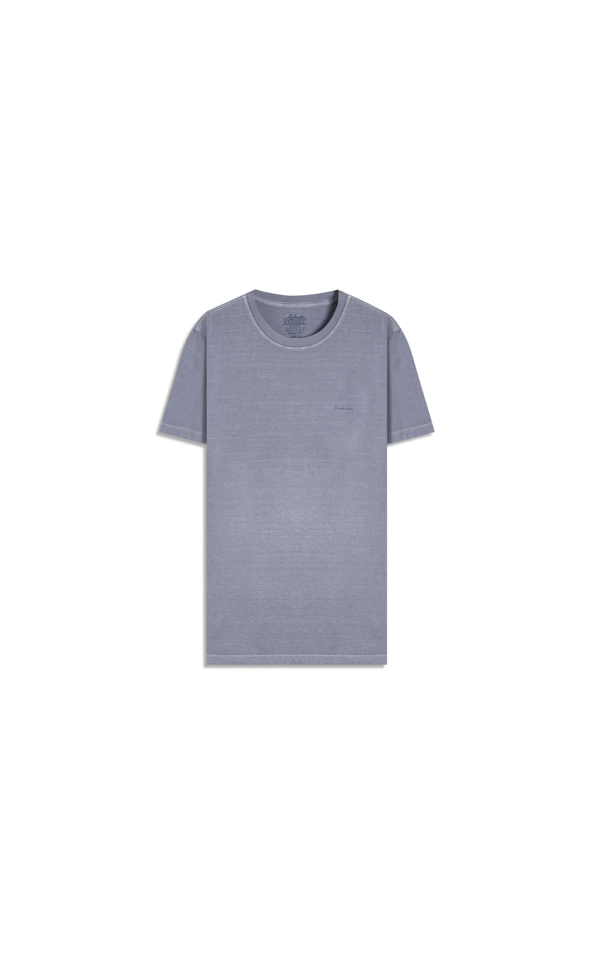 T-Shirt Mm Washed Color Sketch Cta Blue Vintage