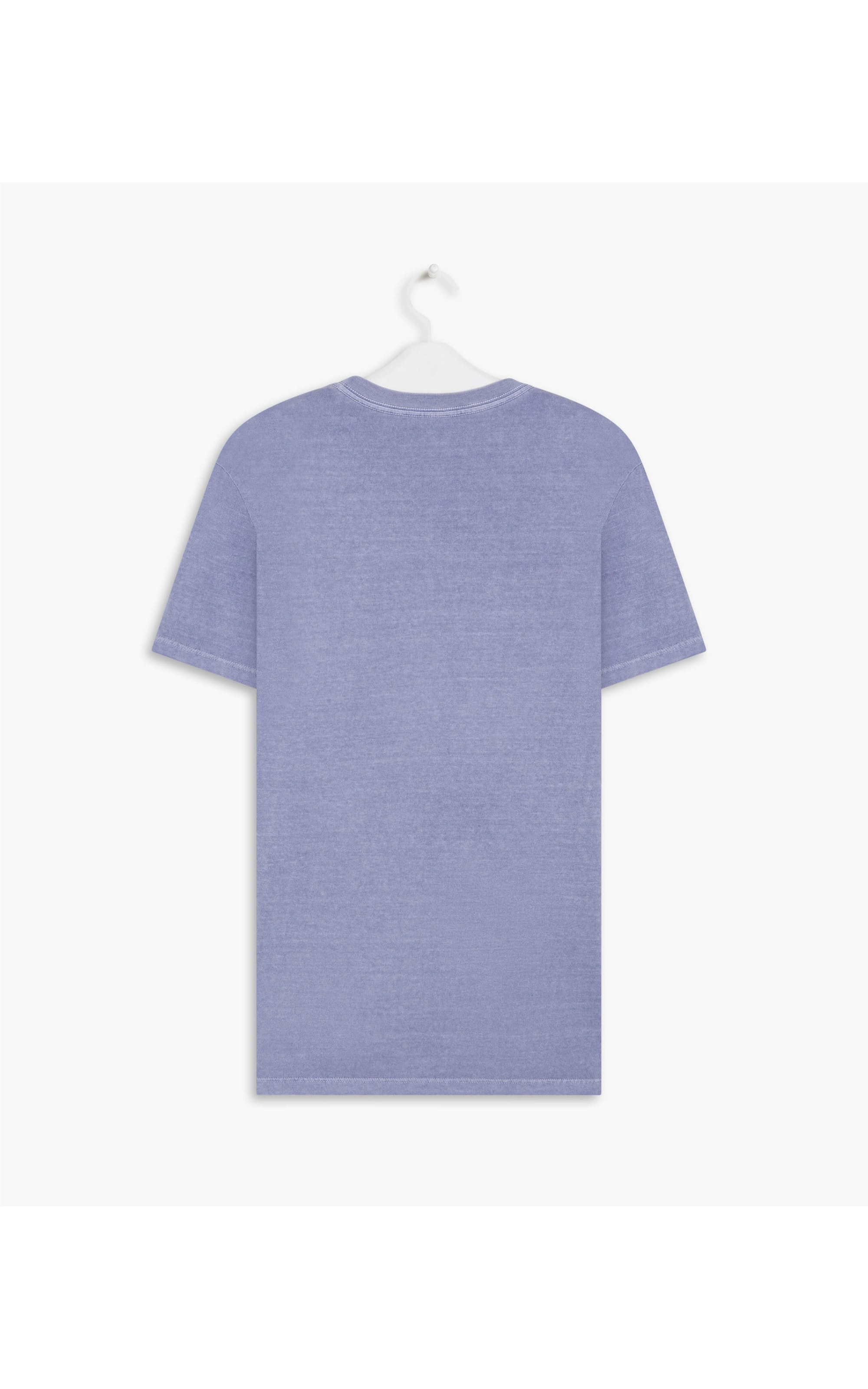T-Shirt Mm Washed Com Bolso Azul Pervante