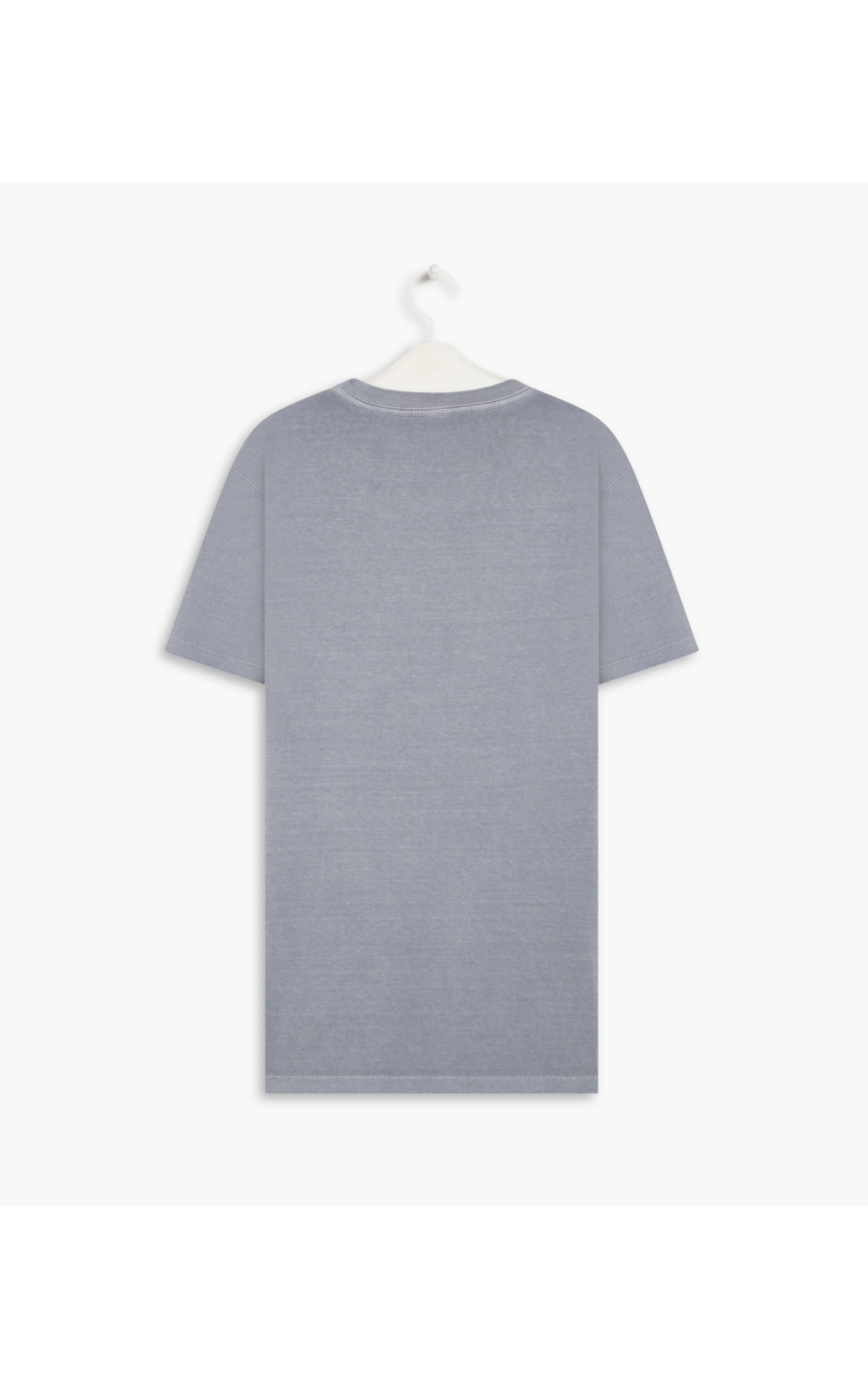 T-Shirt Mm Washed Com Bolso Blue Vintage