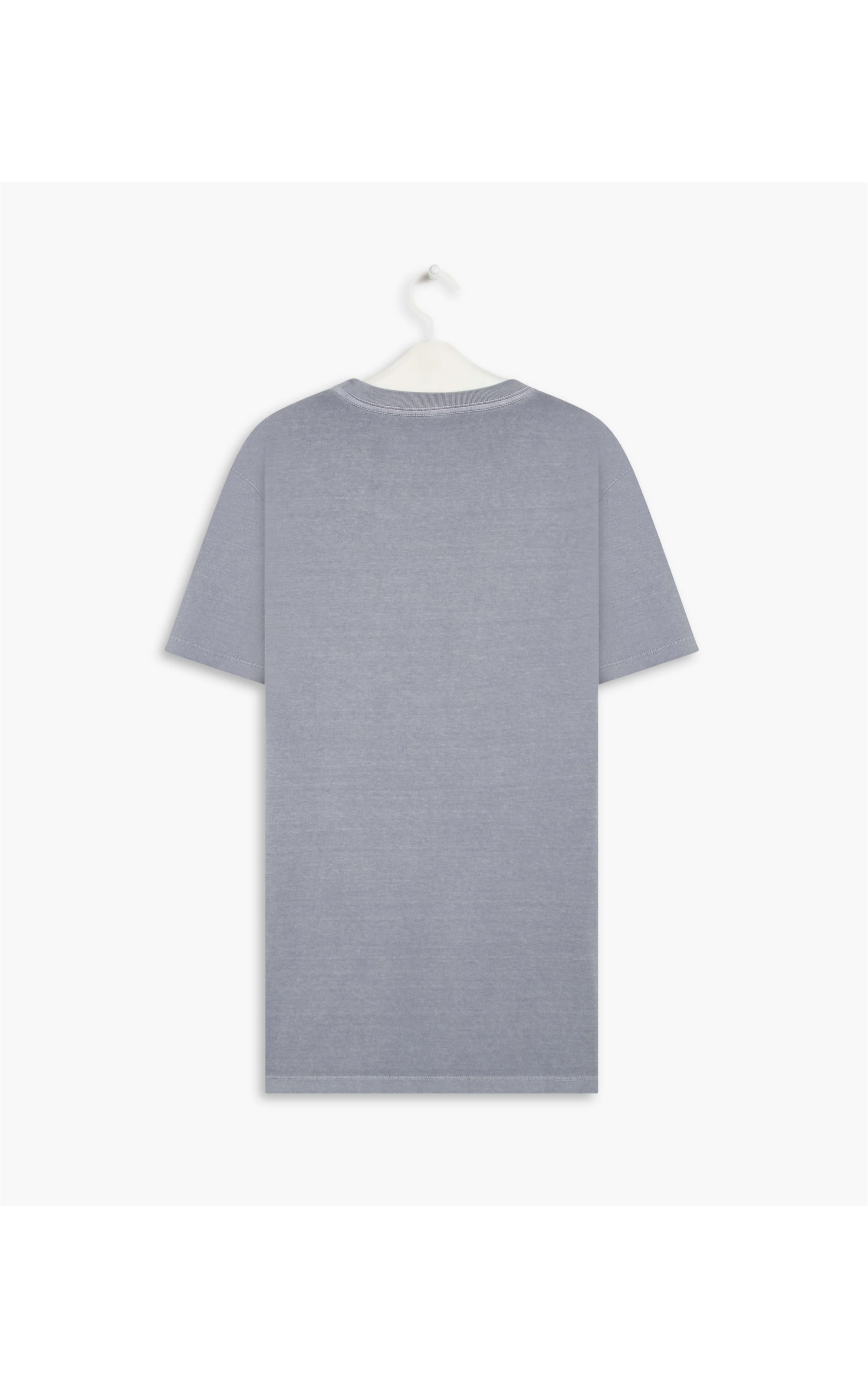 T-Shirt Mm Washed Com Bolso Blue Vintage