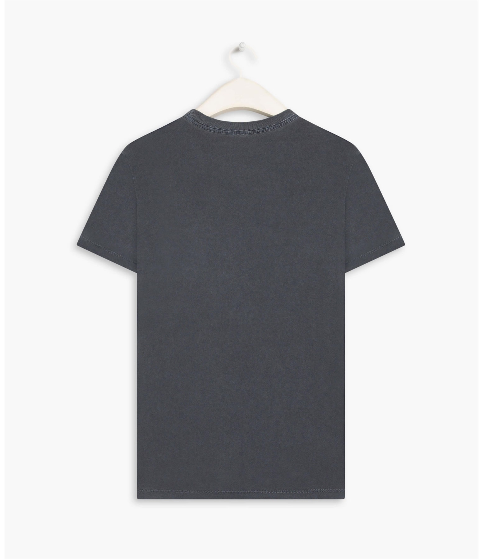 T-Shirt Mm Washed Com Bolso Dark Navy
