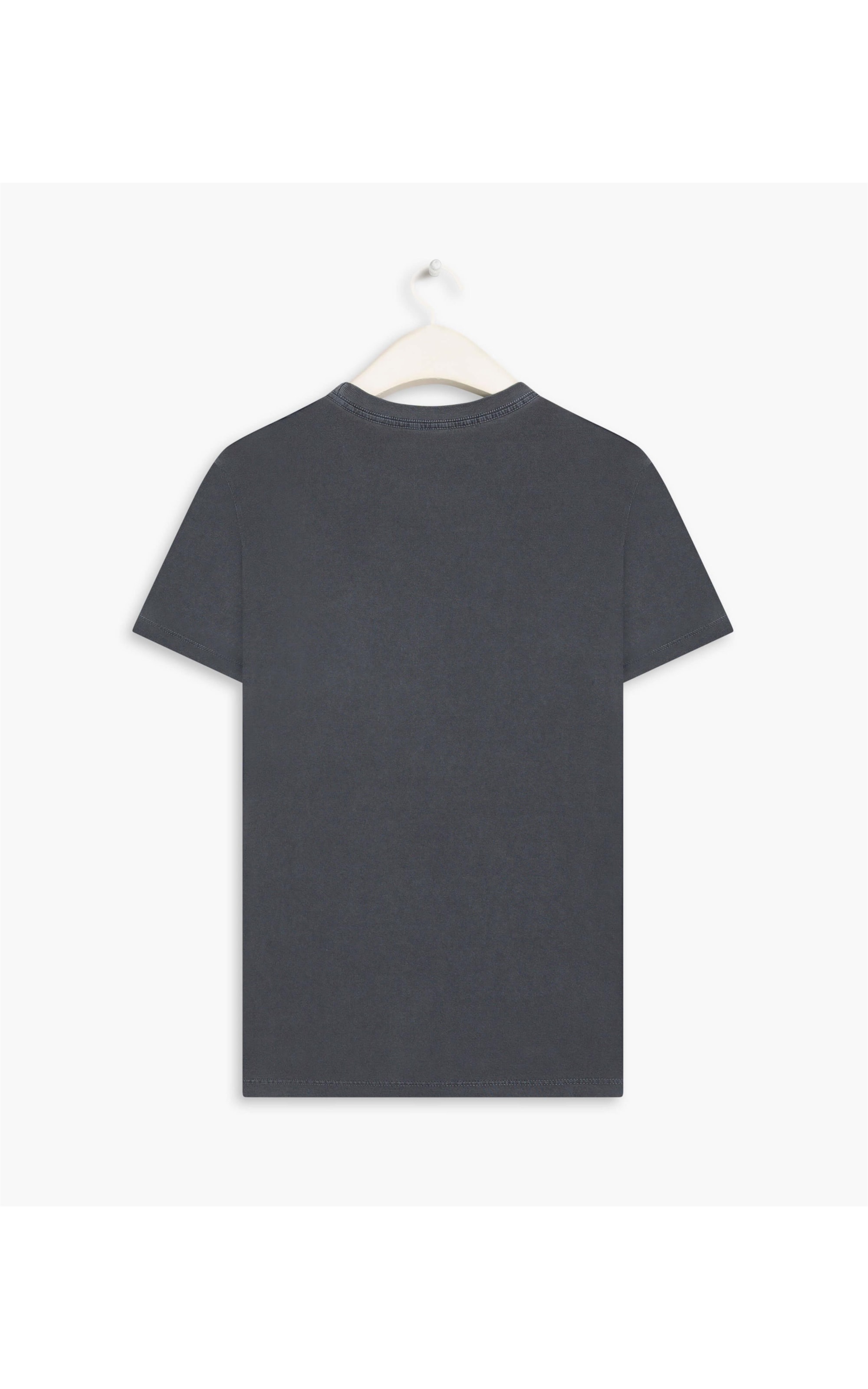T-Shirt Mm Washed Com Bolso Dark Navy
