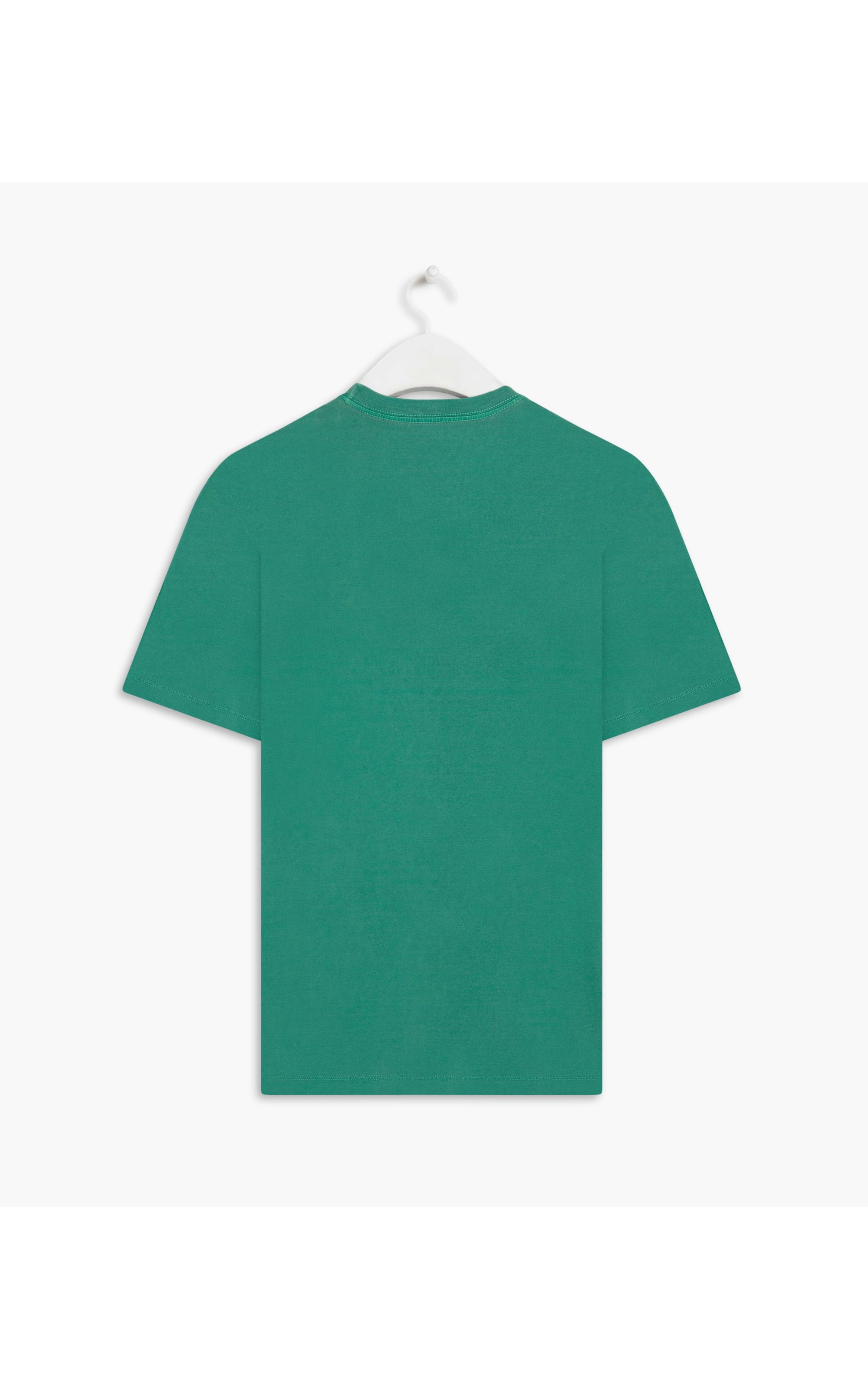 T-Shirt Mm Washed Com Bolso Esmeralda