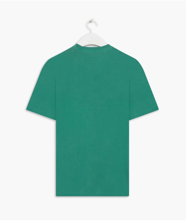 T-Shirt Mm Washed Com Bolso Esmeralda