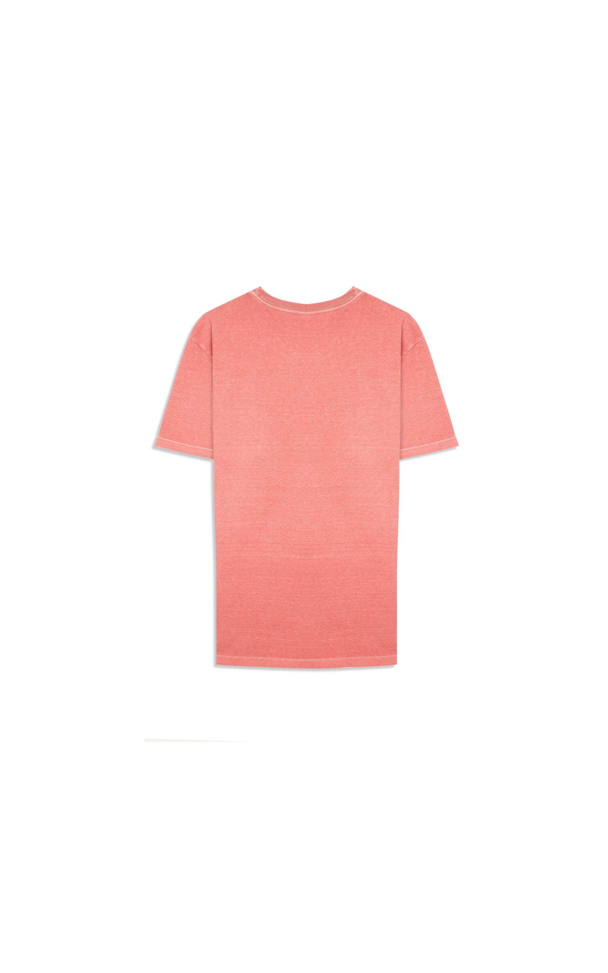 T-Shirt Mm Washed Com Bolso Goiaba