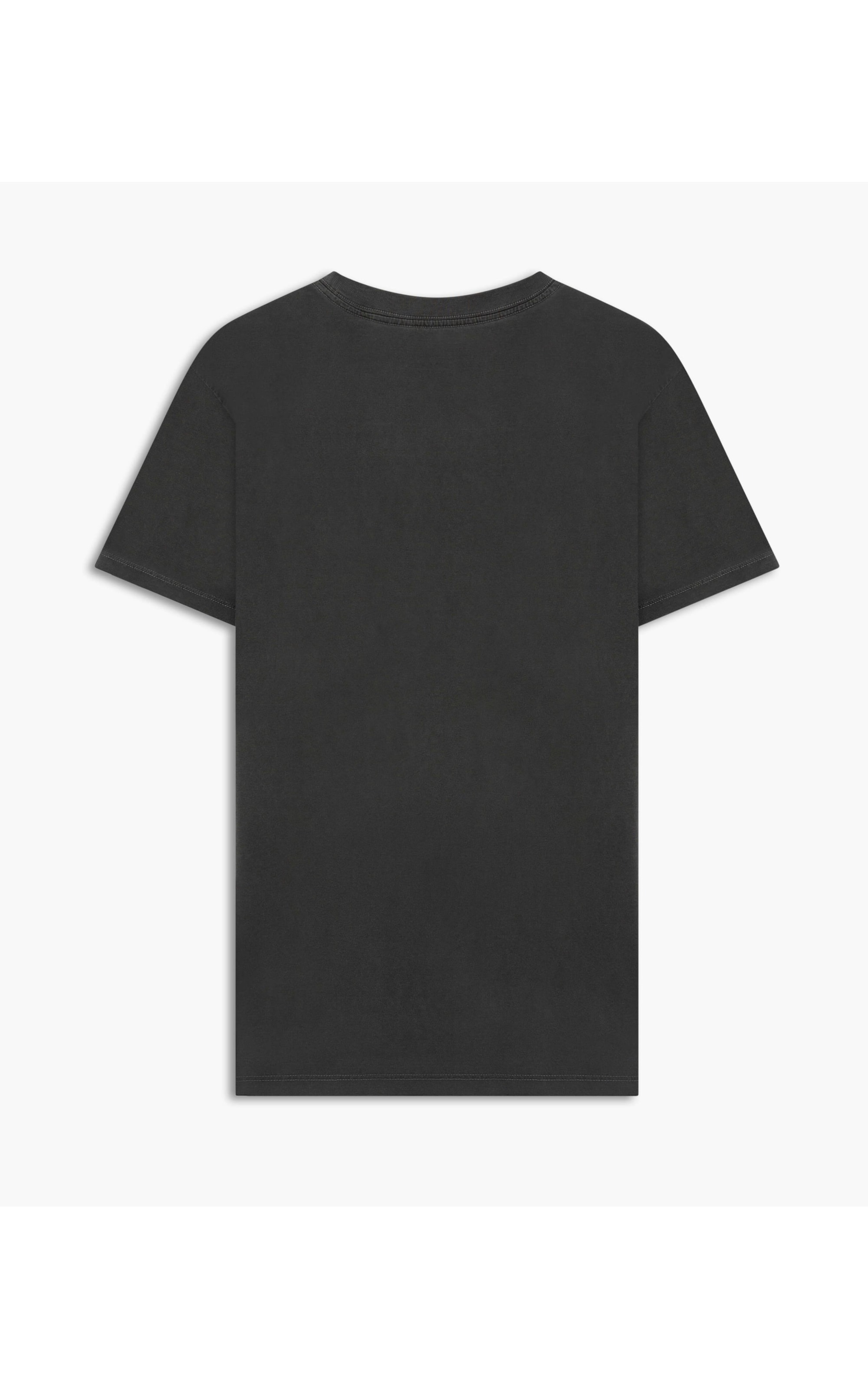 T-Shirt Mm Washed Com Bolso Grafite