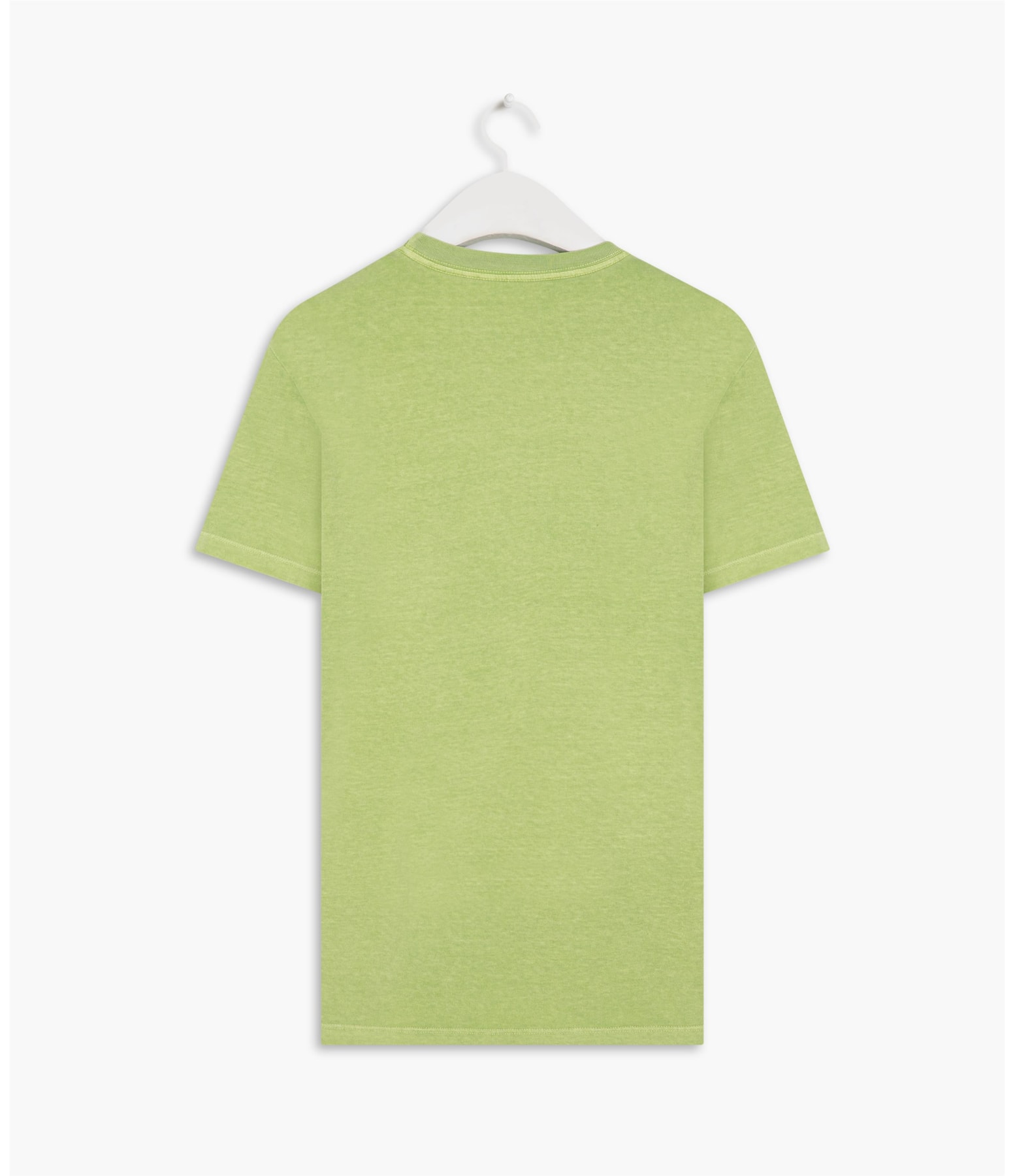 T-Shirt Mm Washed Com Bolso Lemom Fluor