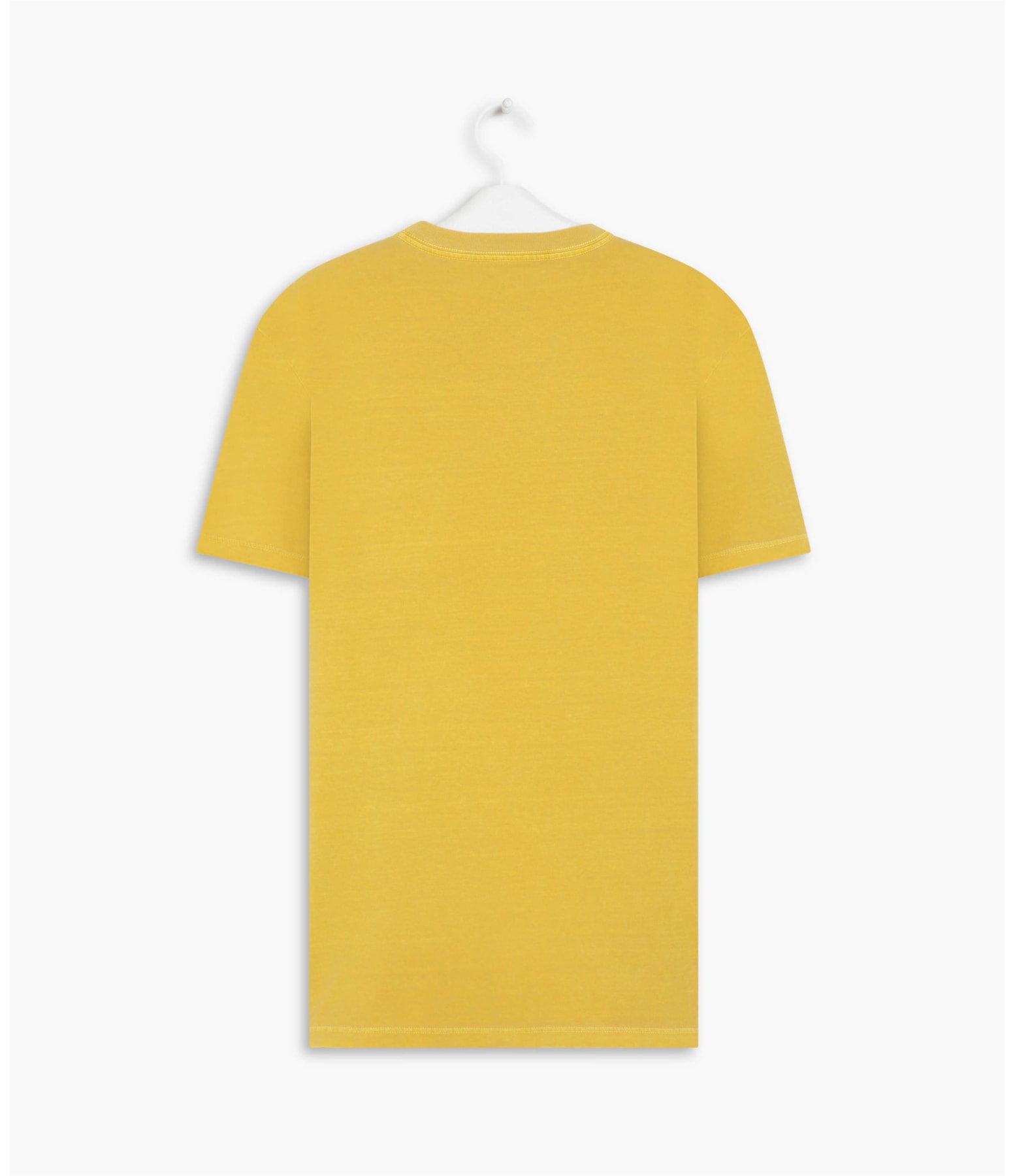 T-Shirt Mm Washed Com Bolso Mostarda