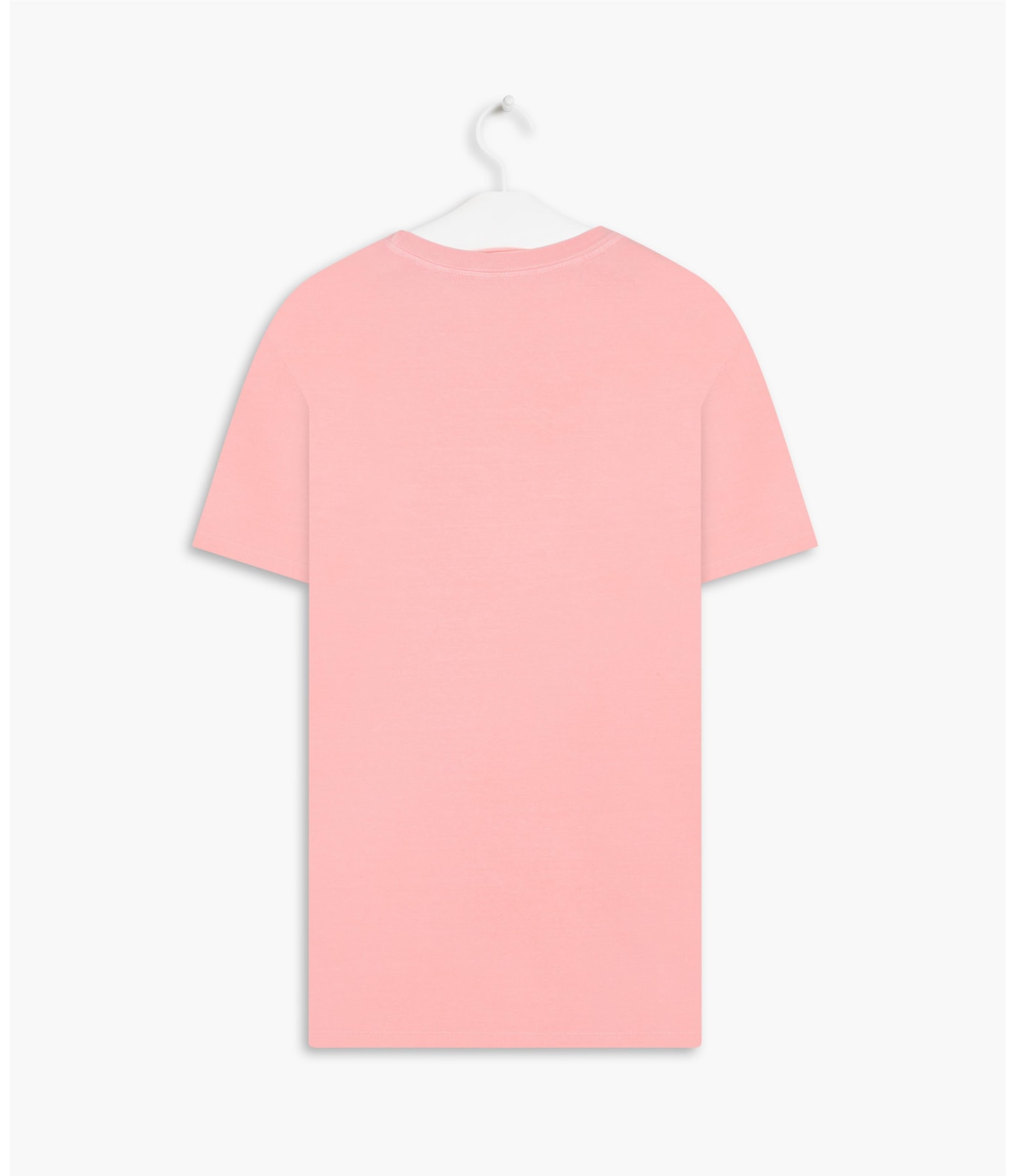 T-Shirt Mm Washed Com Bolso Pink Fluor