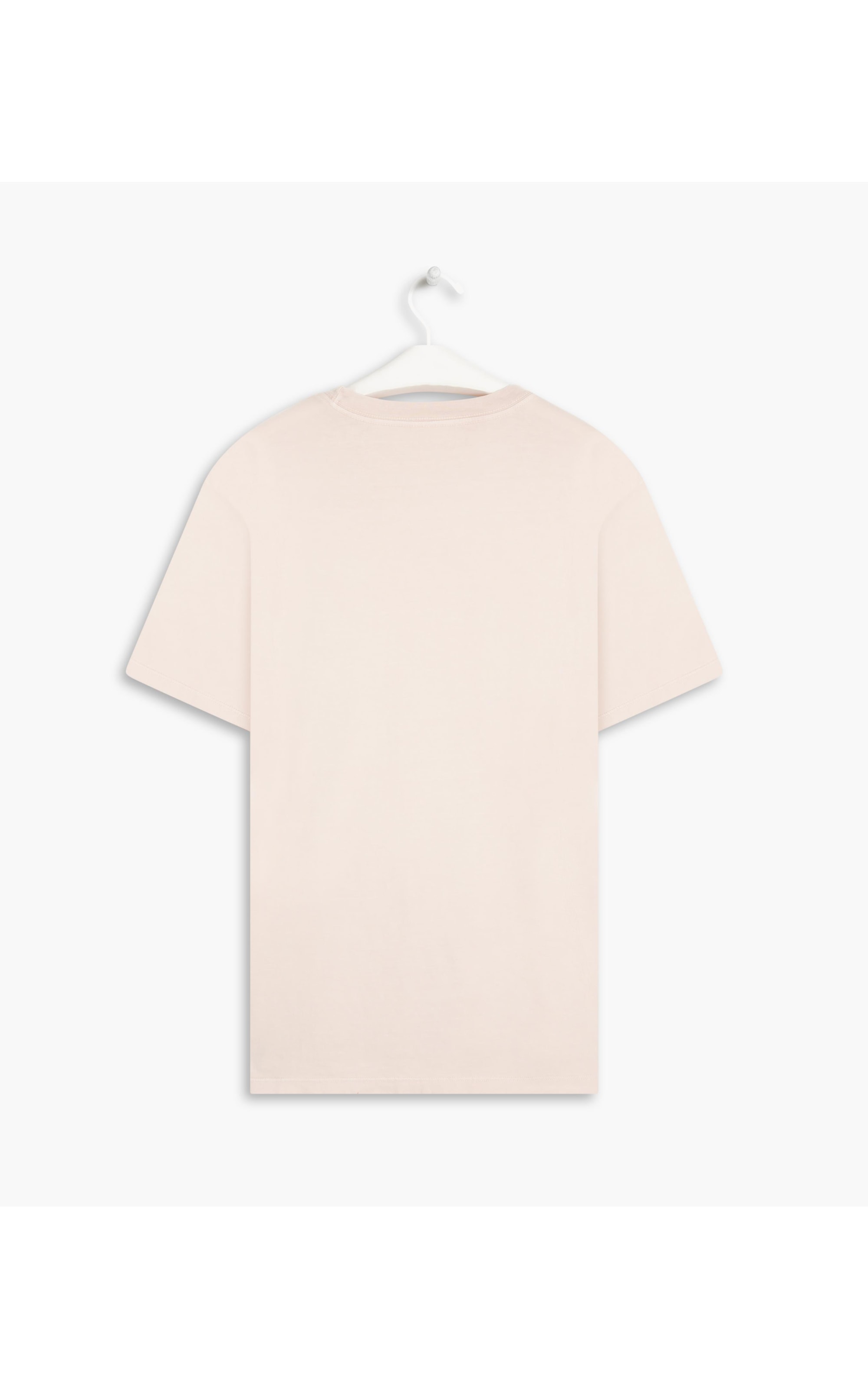 T-Shirt Mm Washed Com Bolso Rosa