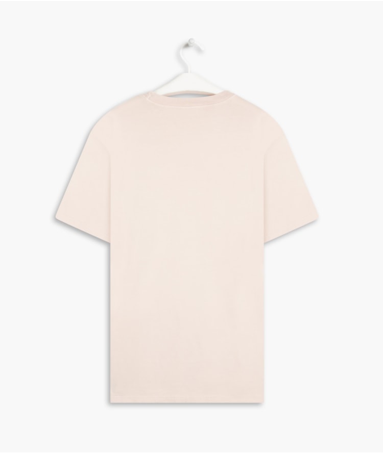 T-Shirt Mm Washed Com Bolso Rosa