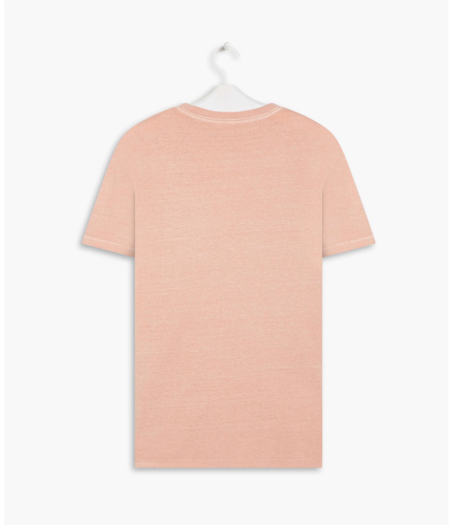 T-Shirt Mm Washed Com Bolso Salmao