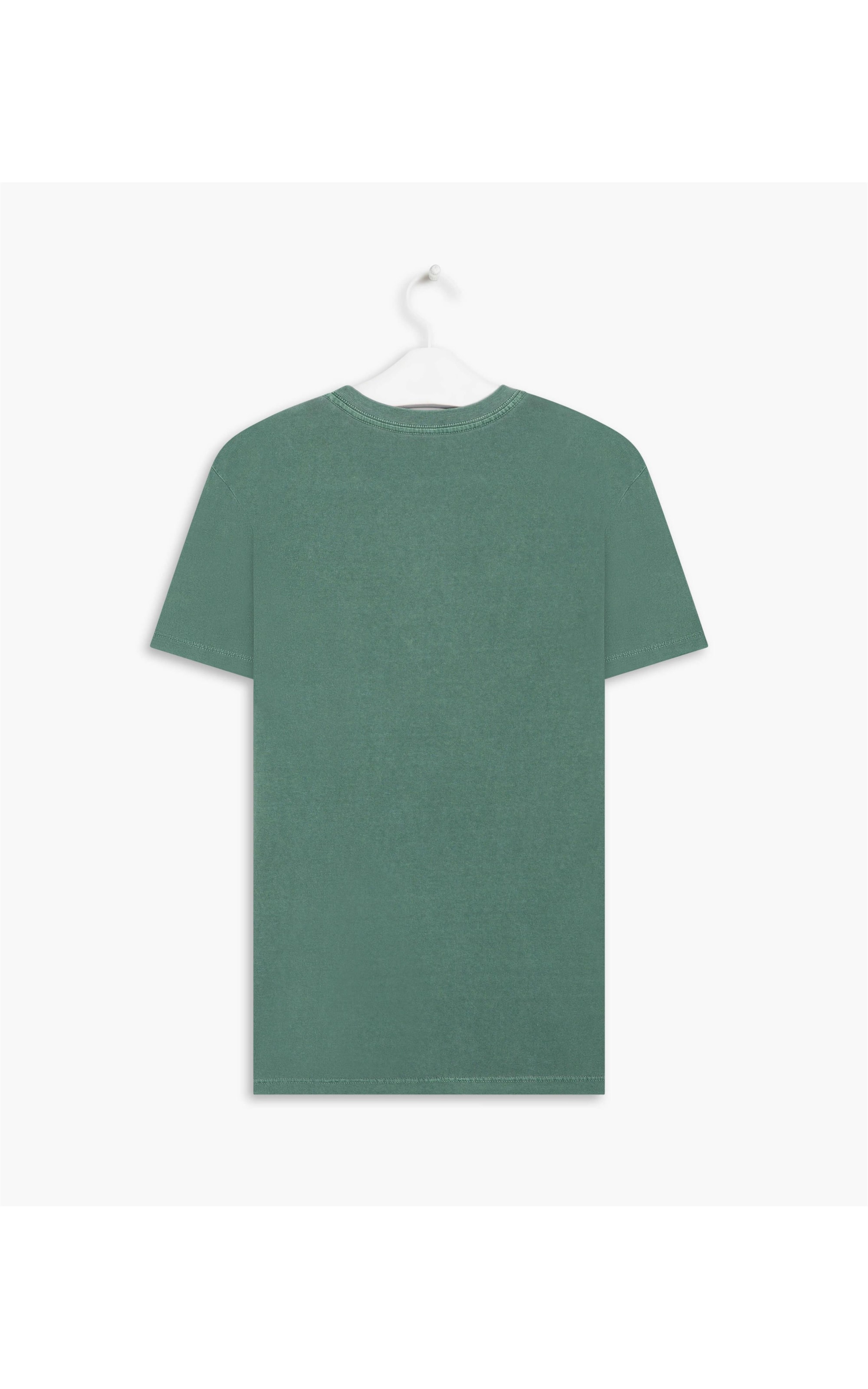 T-Shirt Mm Washed Com Bolso Verde Army