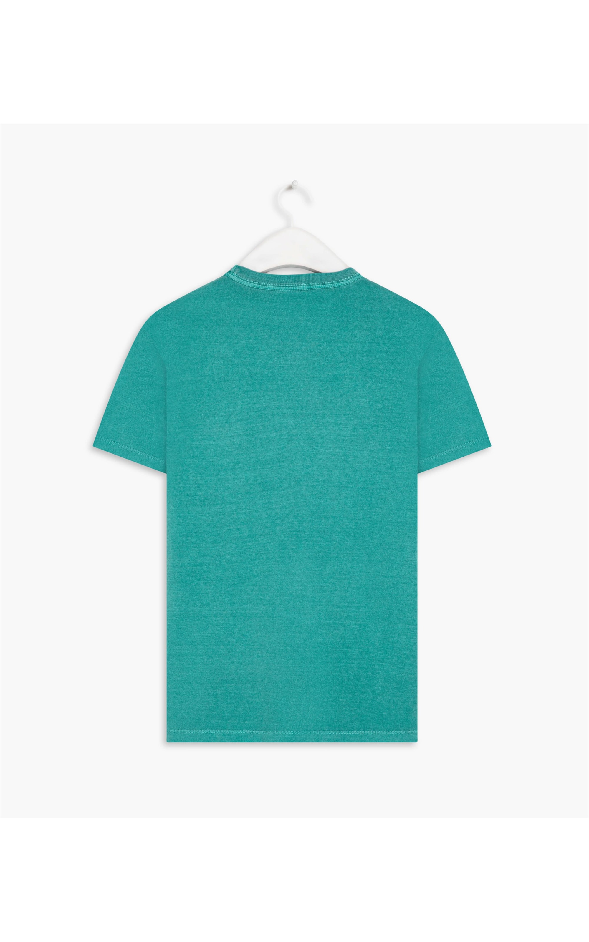 T-Shirt Mm Washed Com Bolso Verde Bandeira